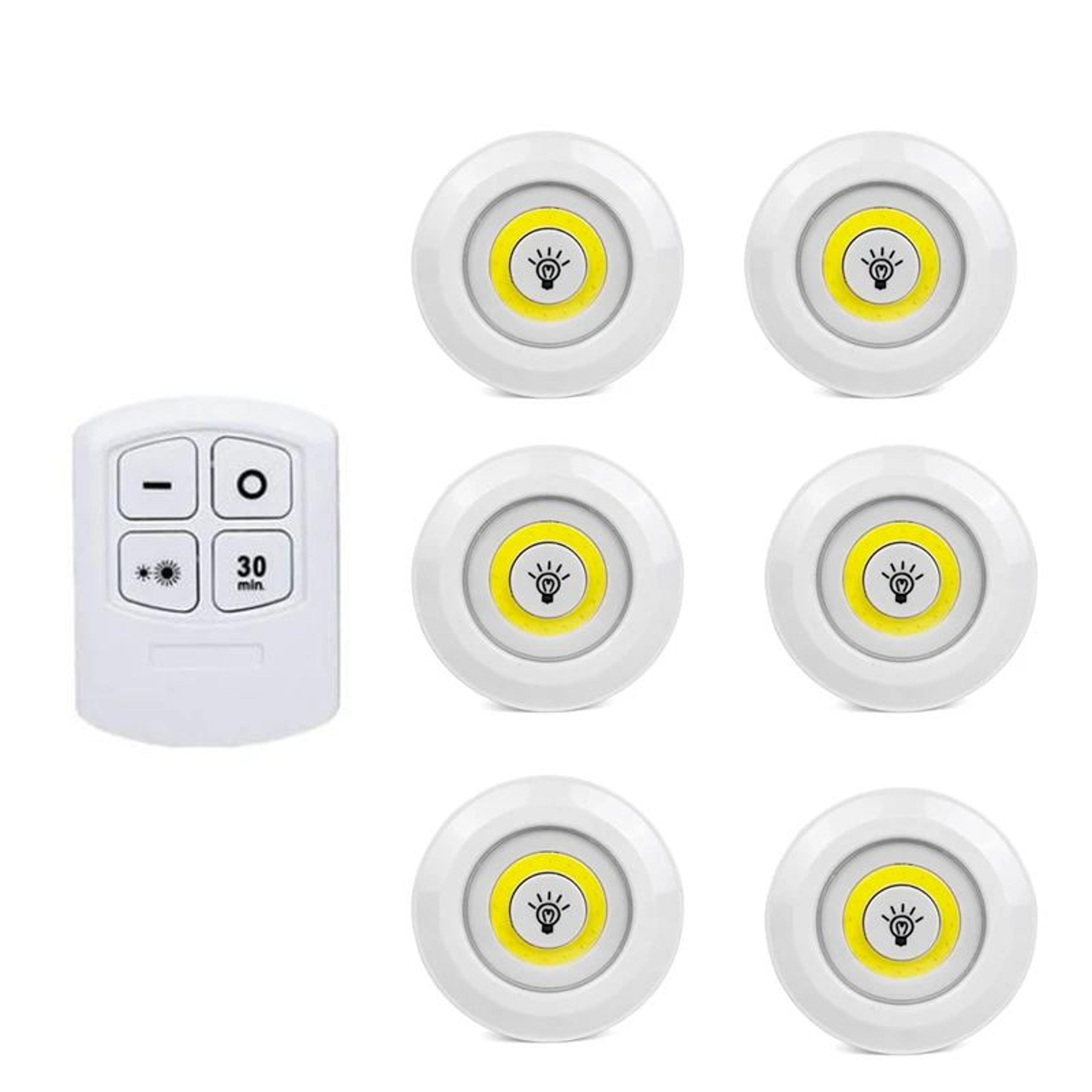 COB Wireless LED Night Light With Remote Control  150 Lumens Dimmable BatteryPowered Closet Cabinet 12