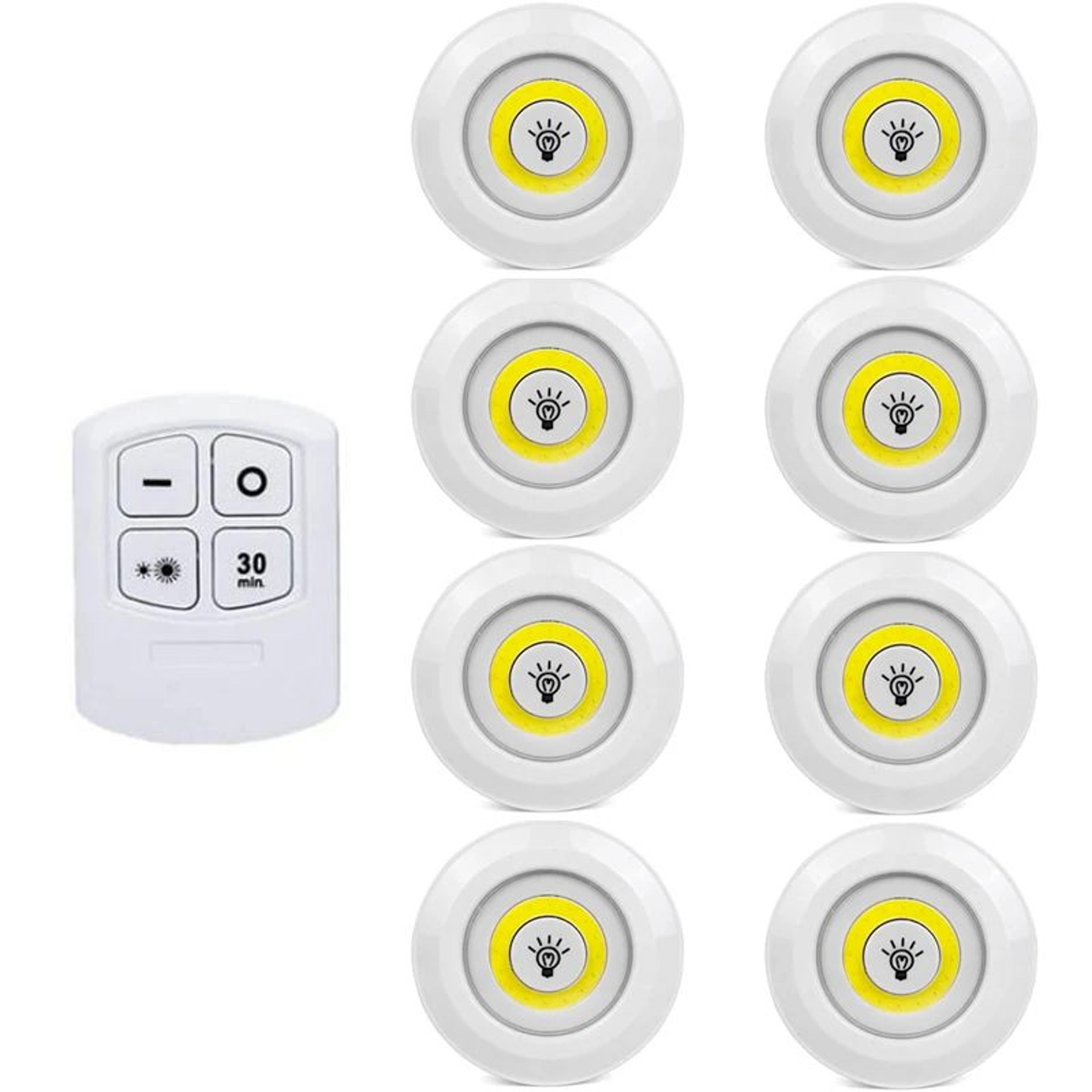 COB Wireless LED Night Light With Remote Control  150 Lumens Dimmable BatteryPowered Closet Cabinet 13