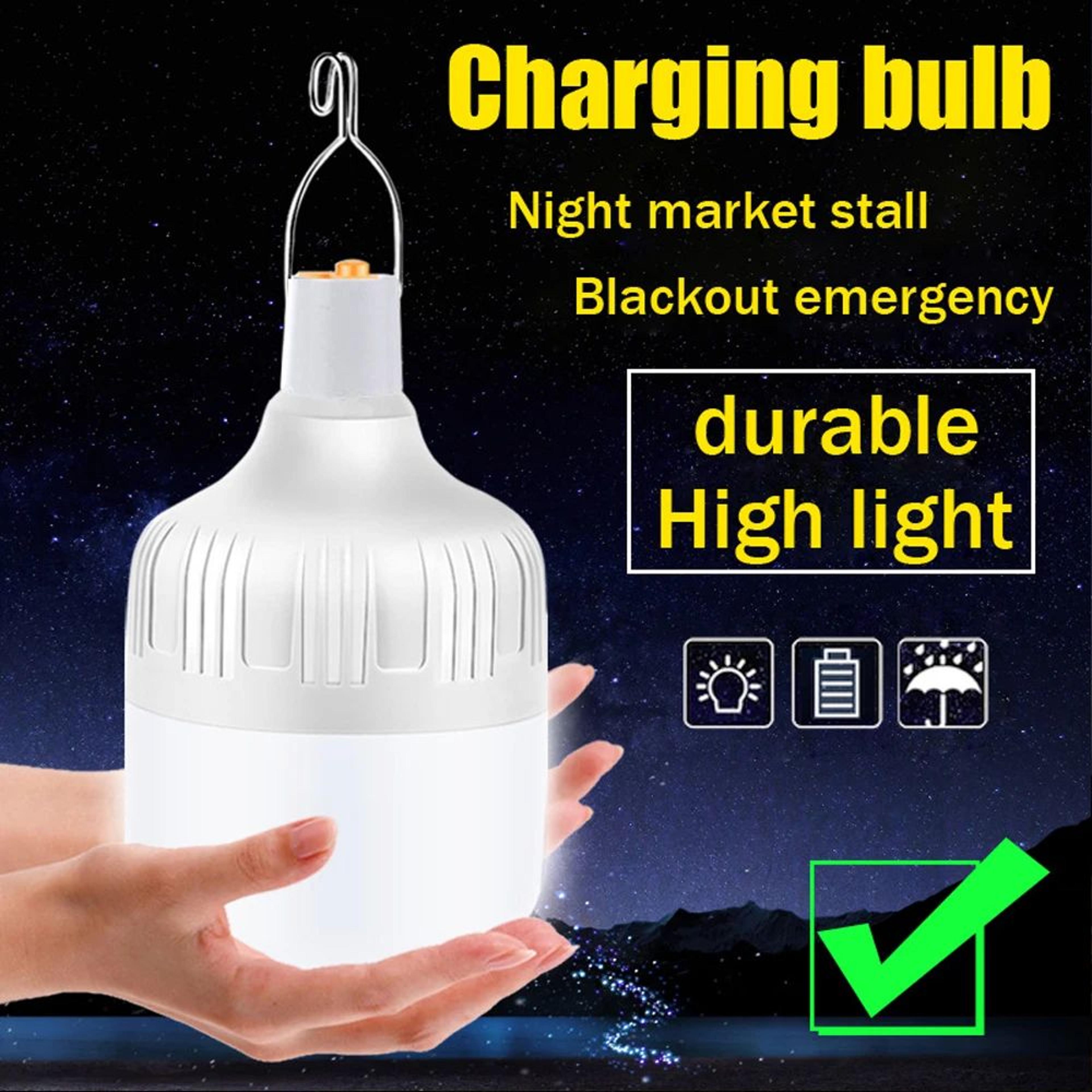 USB Rechargeable LED Camping Light Bulb 30W60W100W  Portable Emergency Lantern With Hook For Outdoo 0