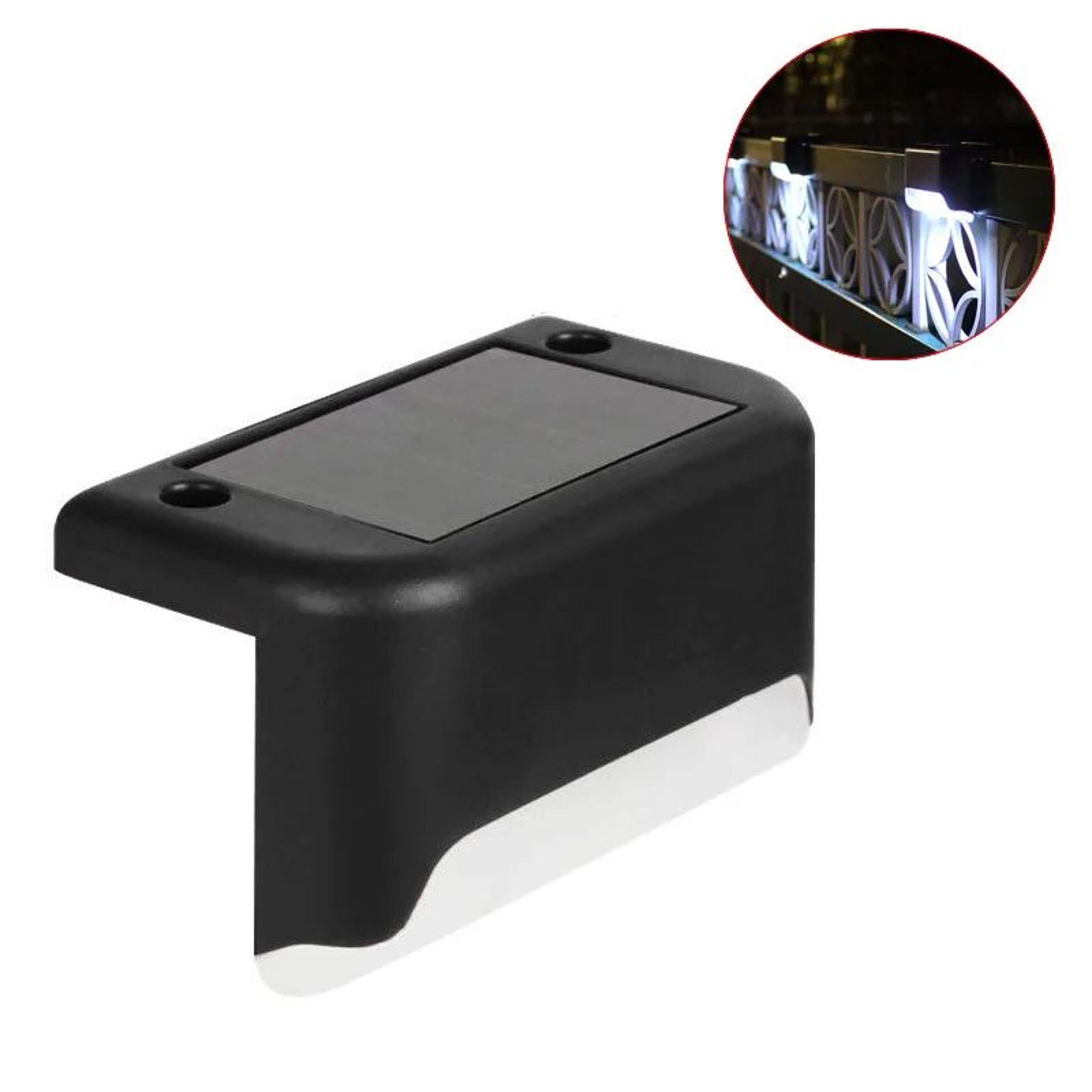 Solar Deck Lights Outdoor  Waterproof LED Solar Step Lights For Stairs Fence Railing Patio Yard  Pa 7