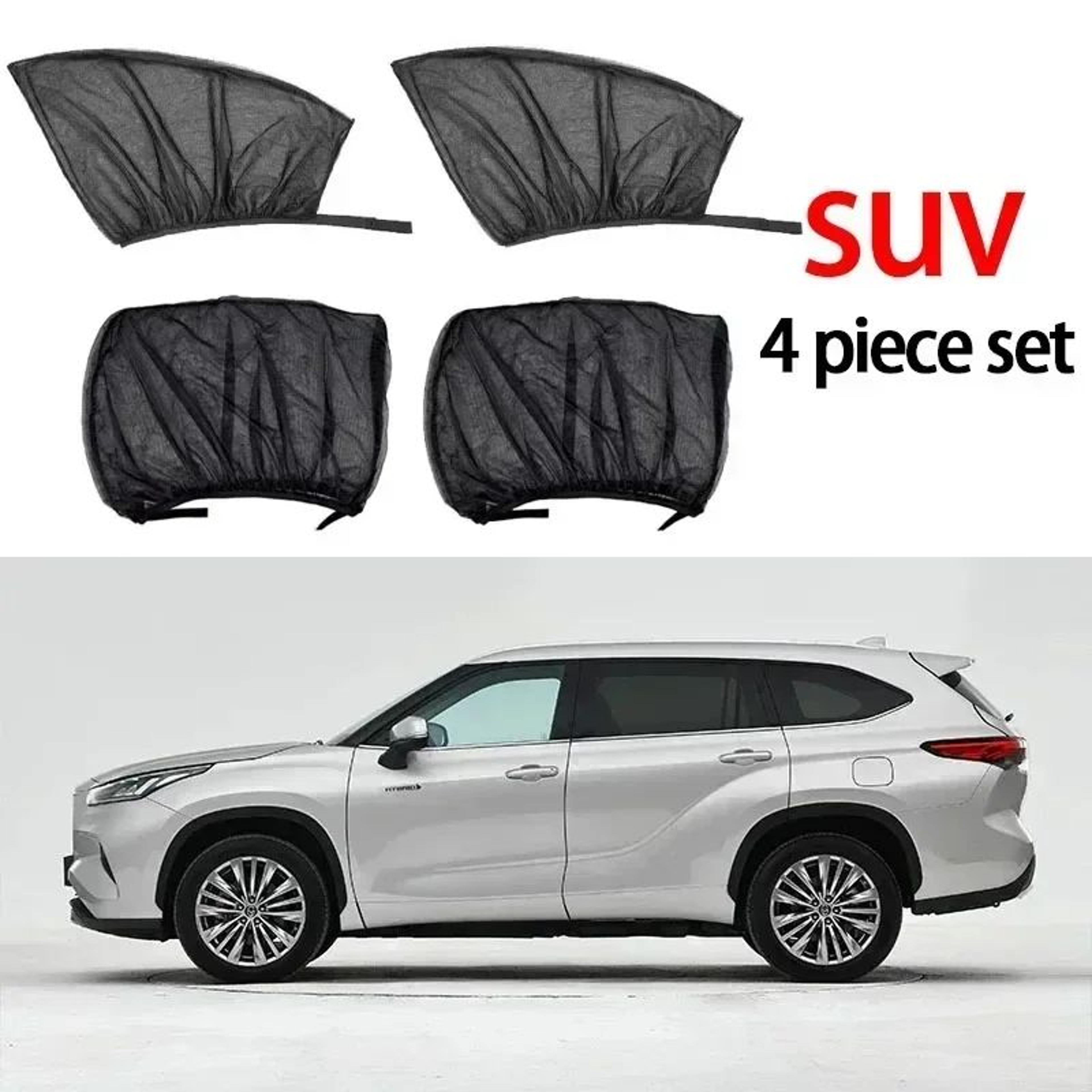 Stretch Mesh Car Window Sunshade  Breathable Mosquito Screen Privacy Curtain UV Protection For Side 9