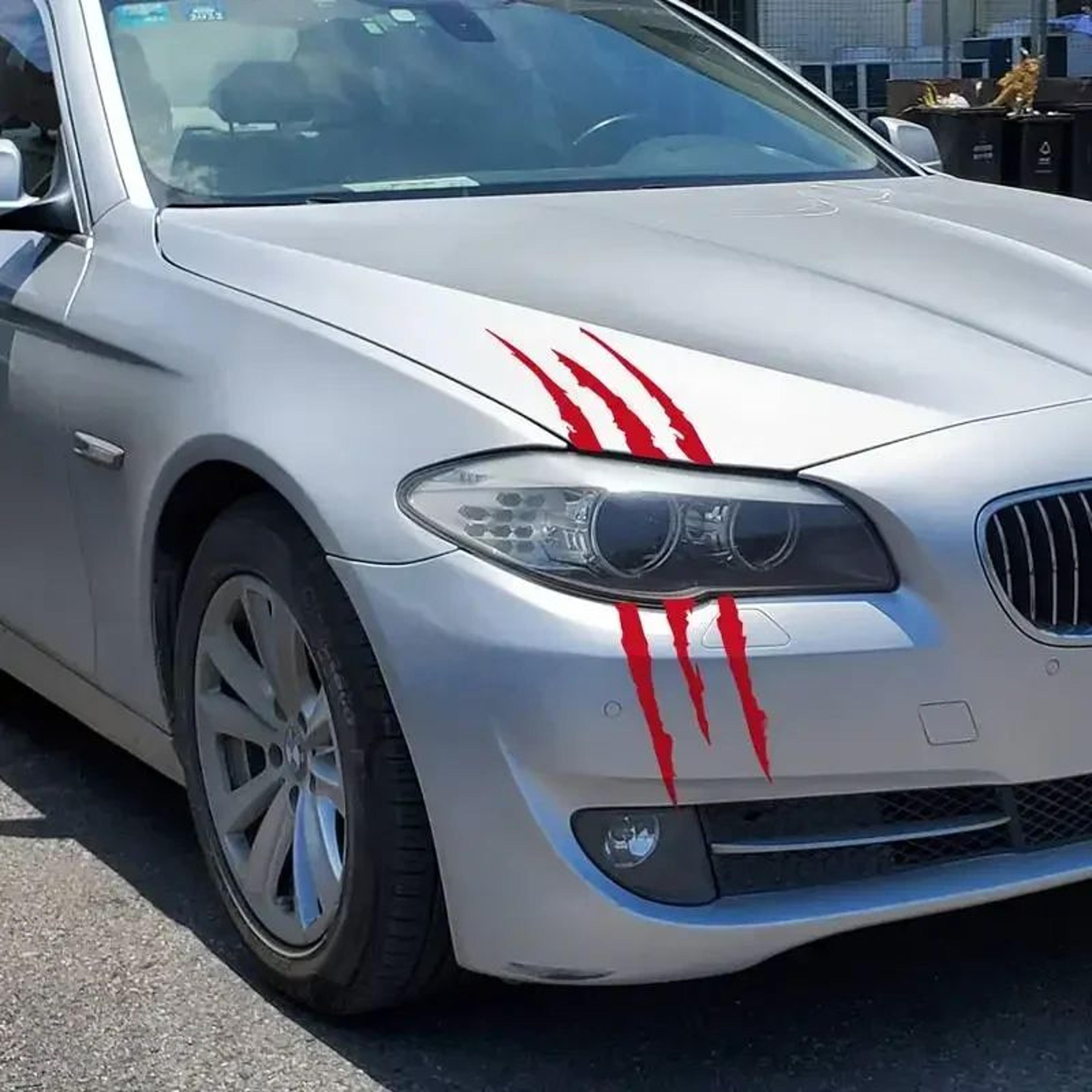 Ghost Claw Reflective Headlight Eyebrow Car Stickers  Creative ScratchStyle Vinyl Decals For Cars S 9