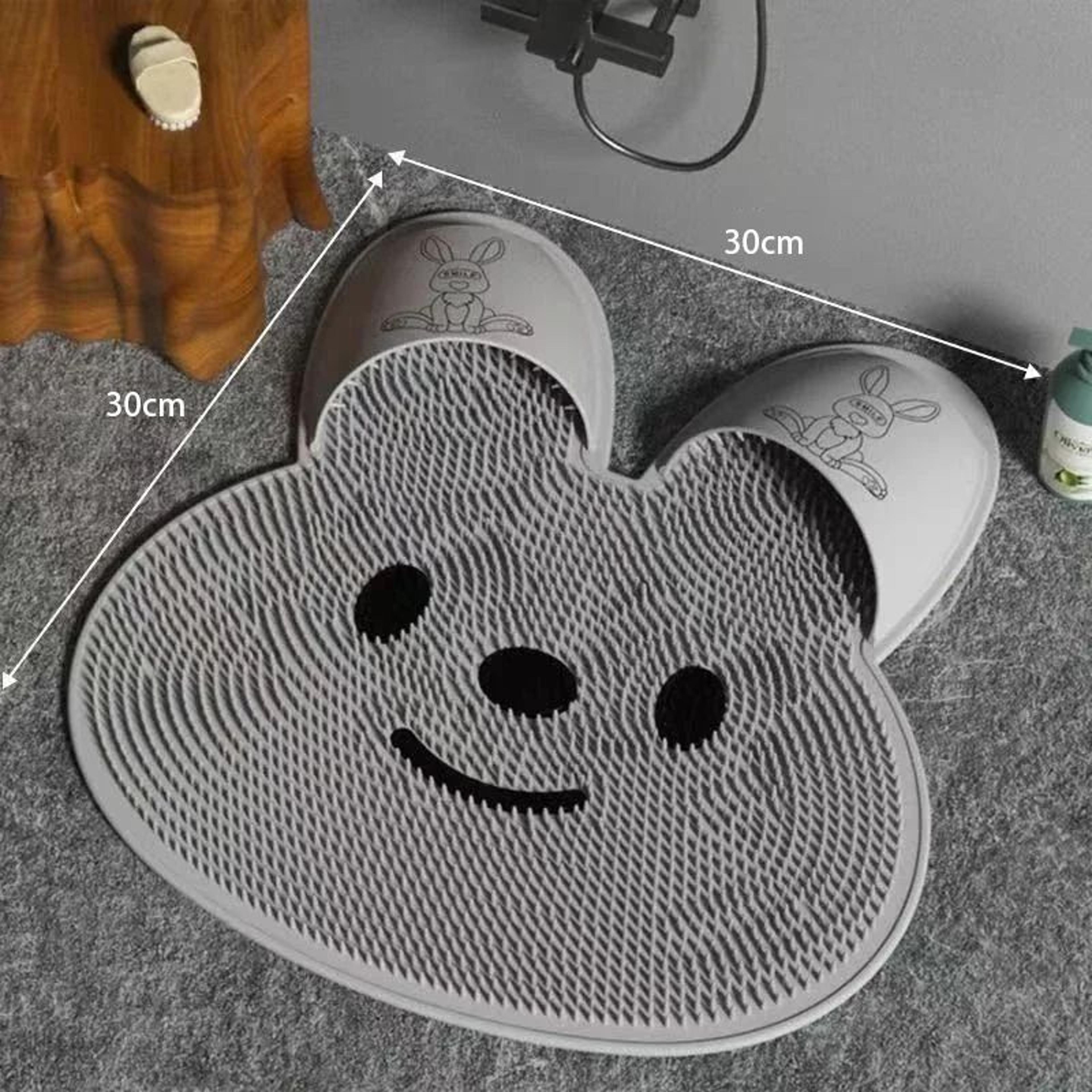 Silicone Foot Scrubber Shower Mat  NonSlip TPR Foot Massage  Cleaning Mat For Bathroom  Shower 6