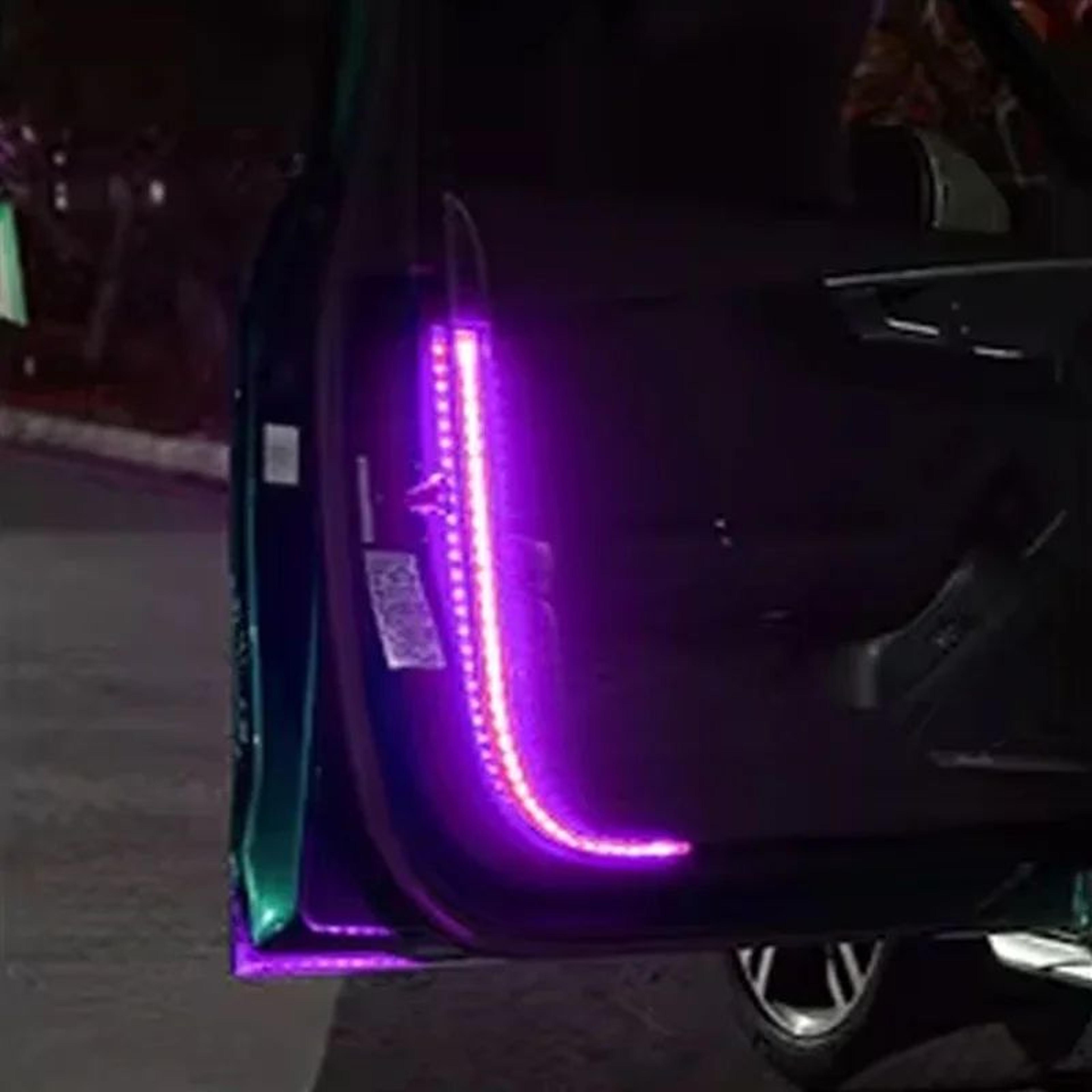 12V LED Car Door Warning Light  Wireless Flashing AntiRear End Collision Safety Door Light With Pha 9