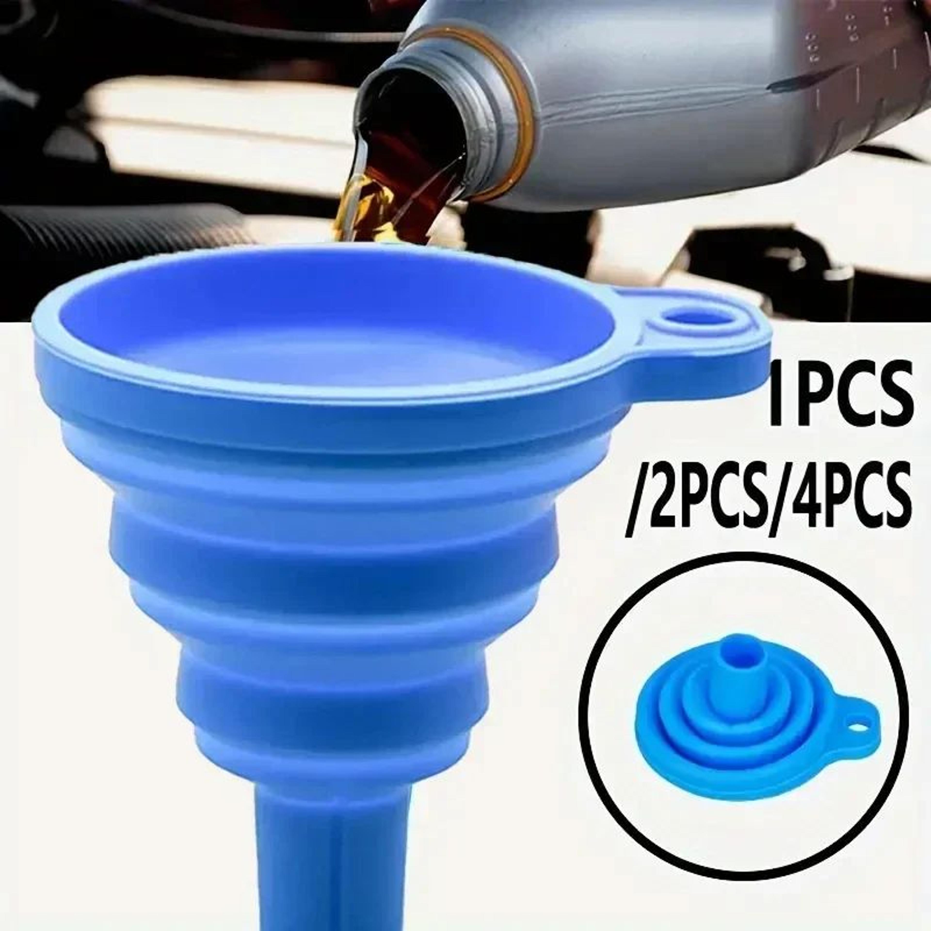Collapsible Silicone Telescopic Funnel  Foldable Mini Oil Fuel  Liquid Transfer Funnel For Cars Mot 1