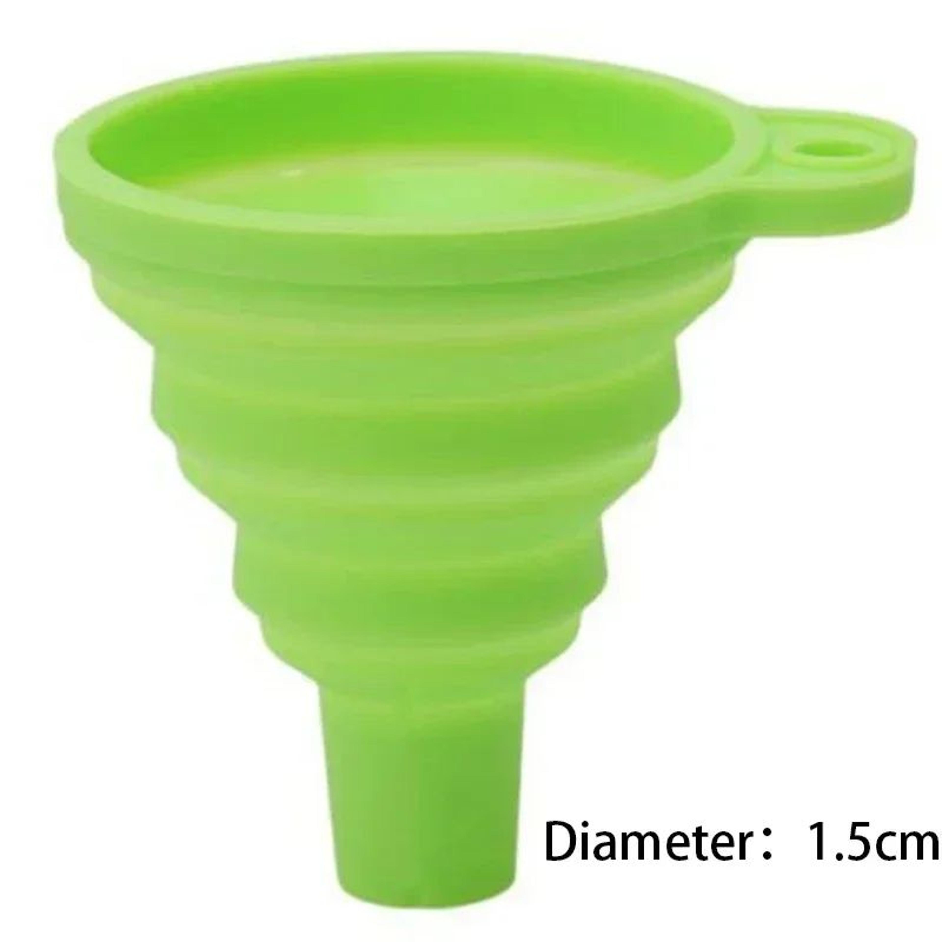 Collapsible Silicone Telescopic Funnel  Foldable Mini Oil Fuel  Liquid Transfer Funnel For Cars Mot 6