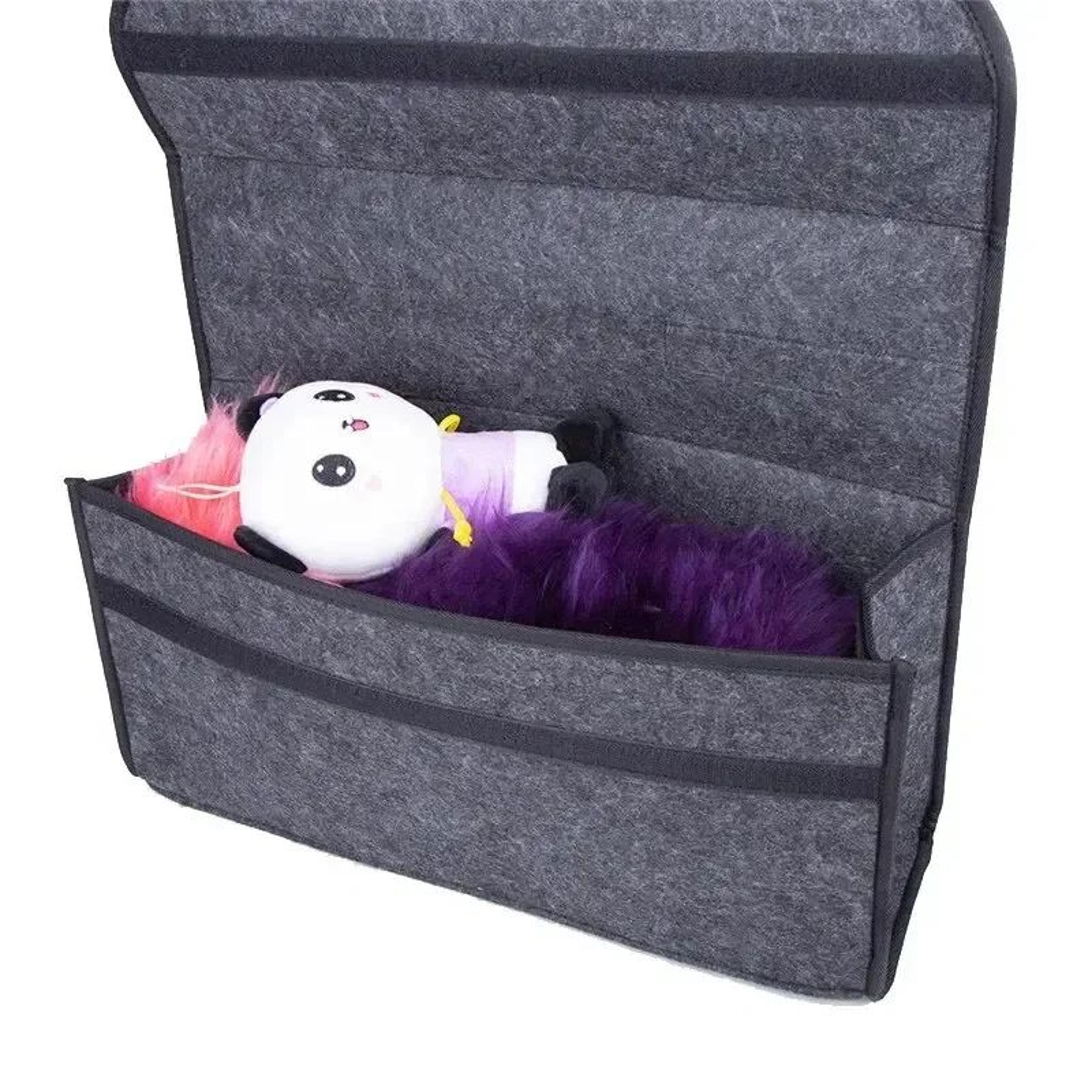 Foldable Car Trunk Storage Organizer  Felt Cargo Storage Bag With Velcro For Tools  Accessories 4