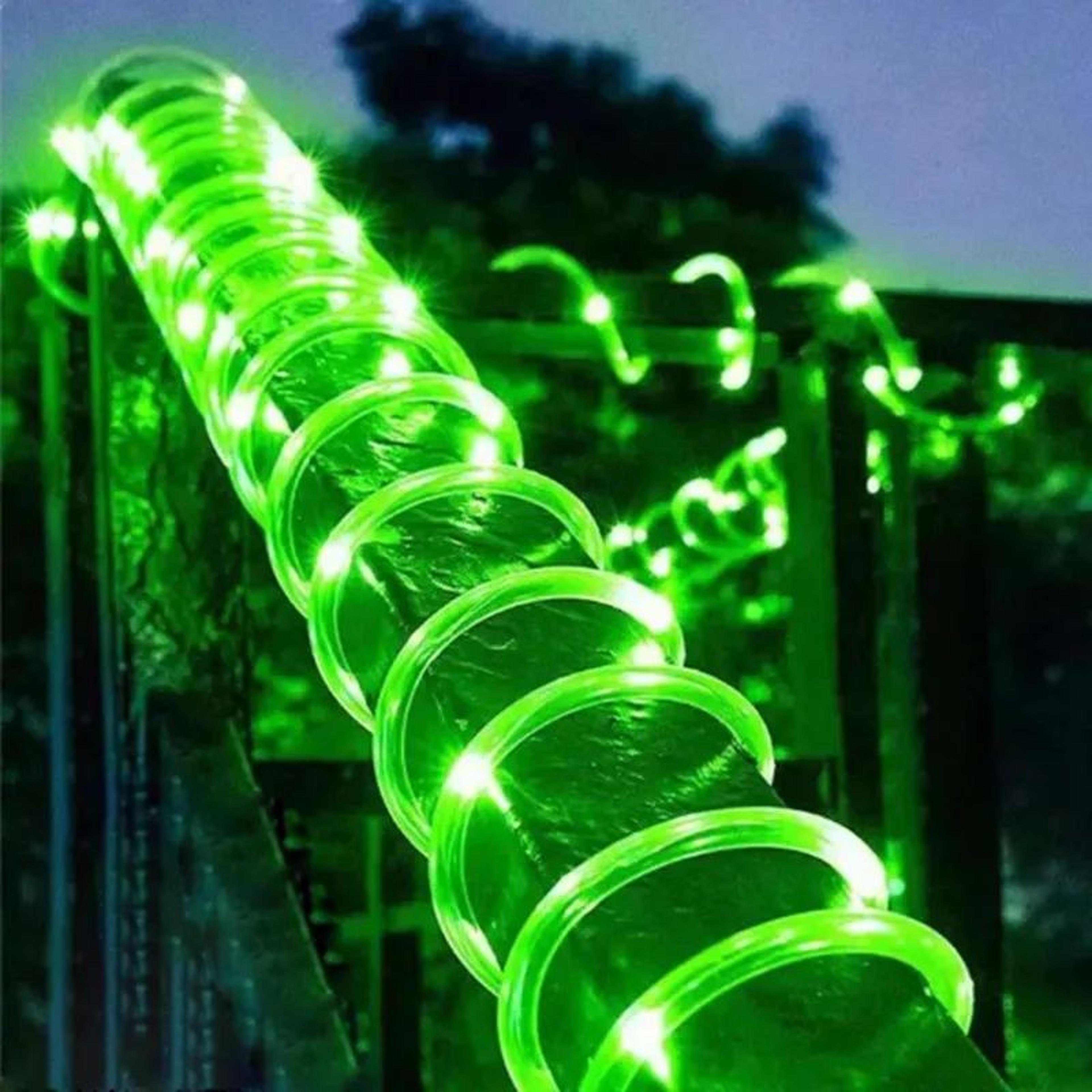 Solar LED Rope Lights  IP67 Waterproof Outdoor String Light Strip With 8 Lighting Modes For Garden  8