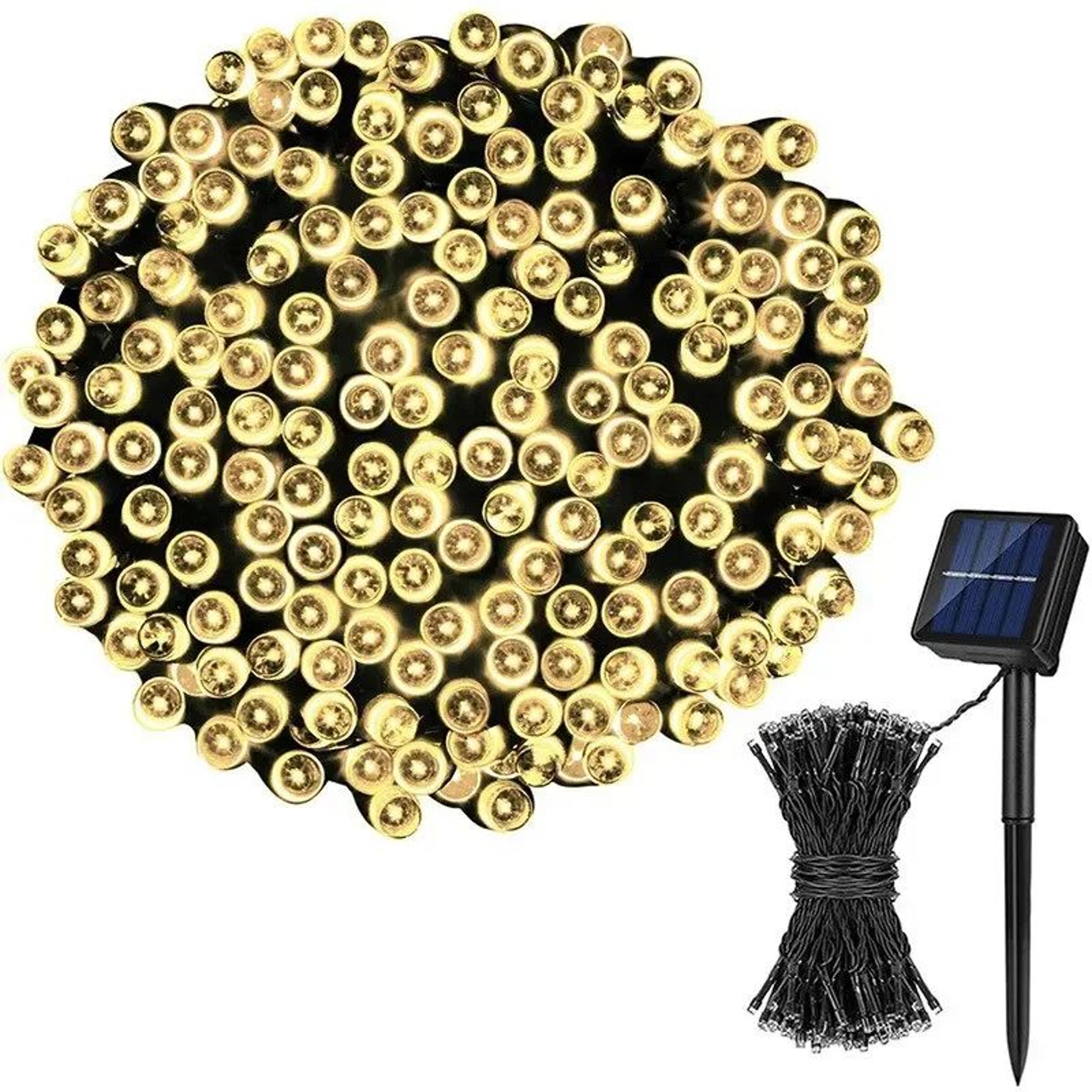 Solar LED String Lights  2050 LED Waterproof Fairy Lights With 8 Lighting Modes For Garden  Patio 0
