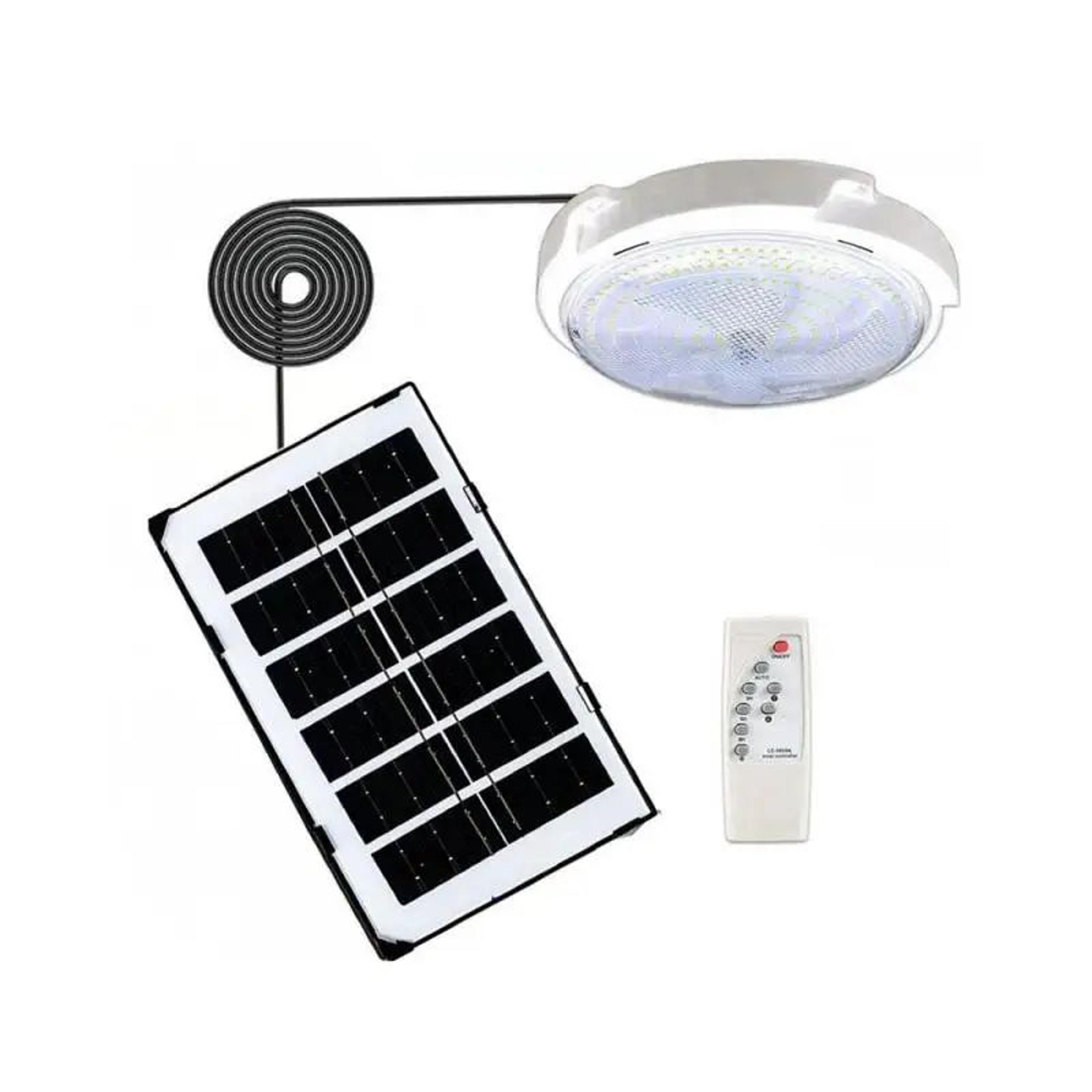 LED Solar Ceiling Light IP67 Waterproof  Remote Control Outdoor Indoor Ceiling  Wall Lamp With 3 Co 6