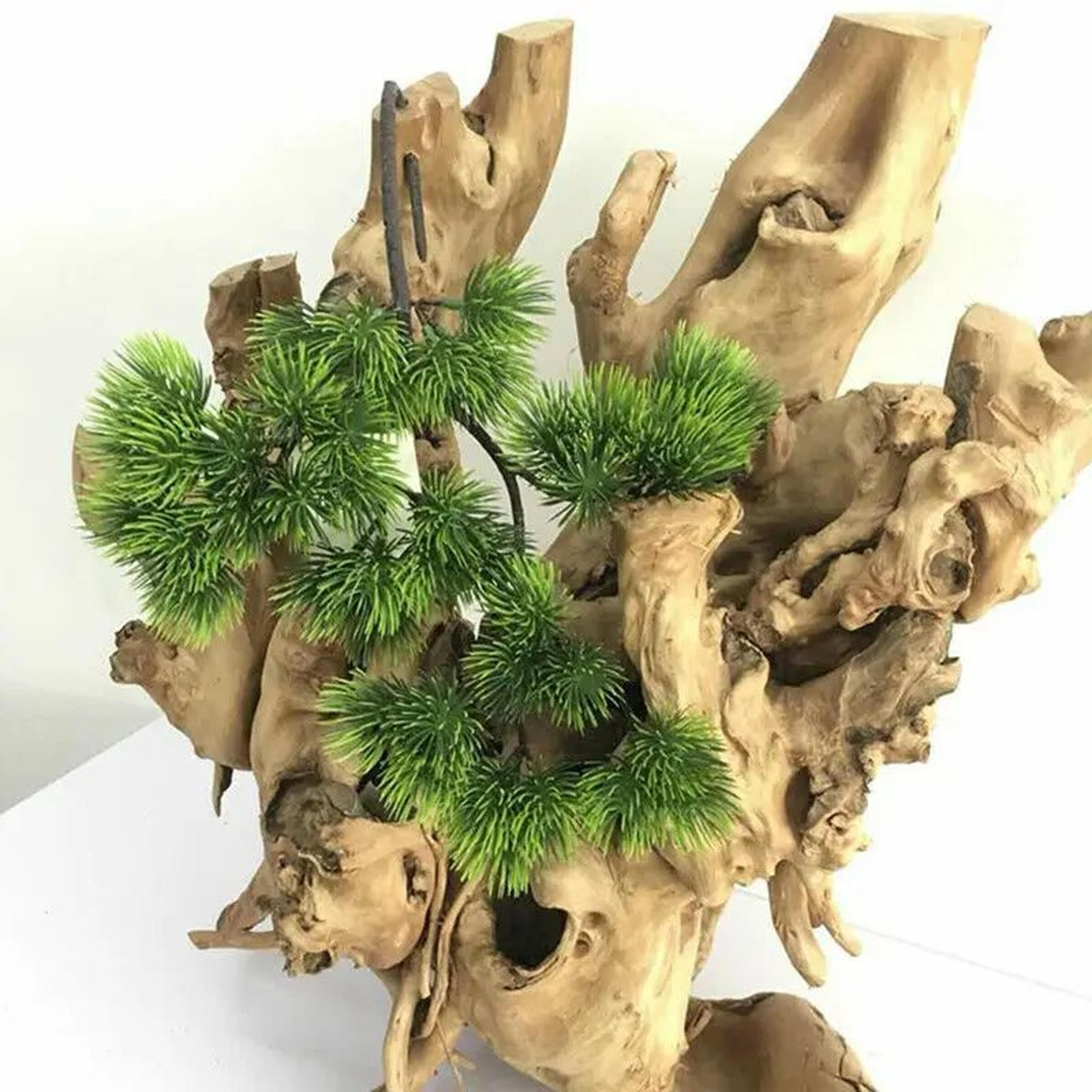 165 In Artificial Pine Branch  Realistic Green Fake Plant Stem For Floral Arrangements Wedding Home 2