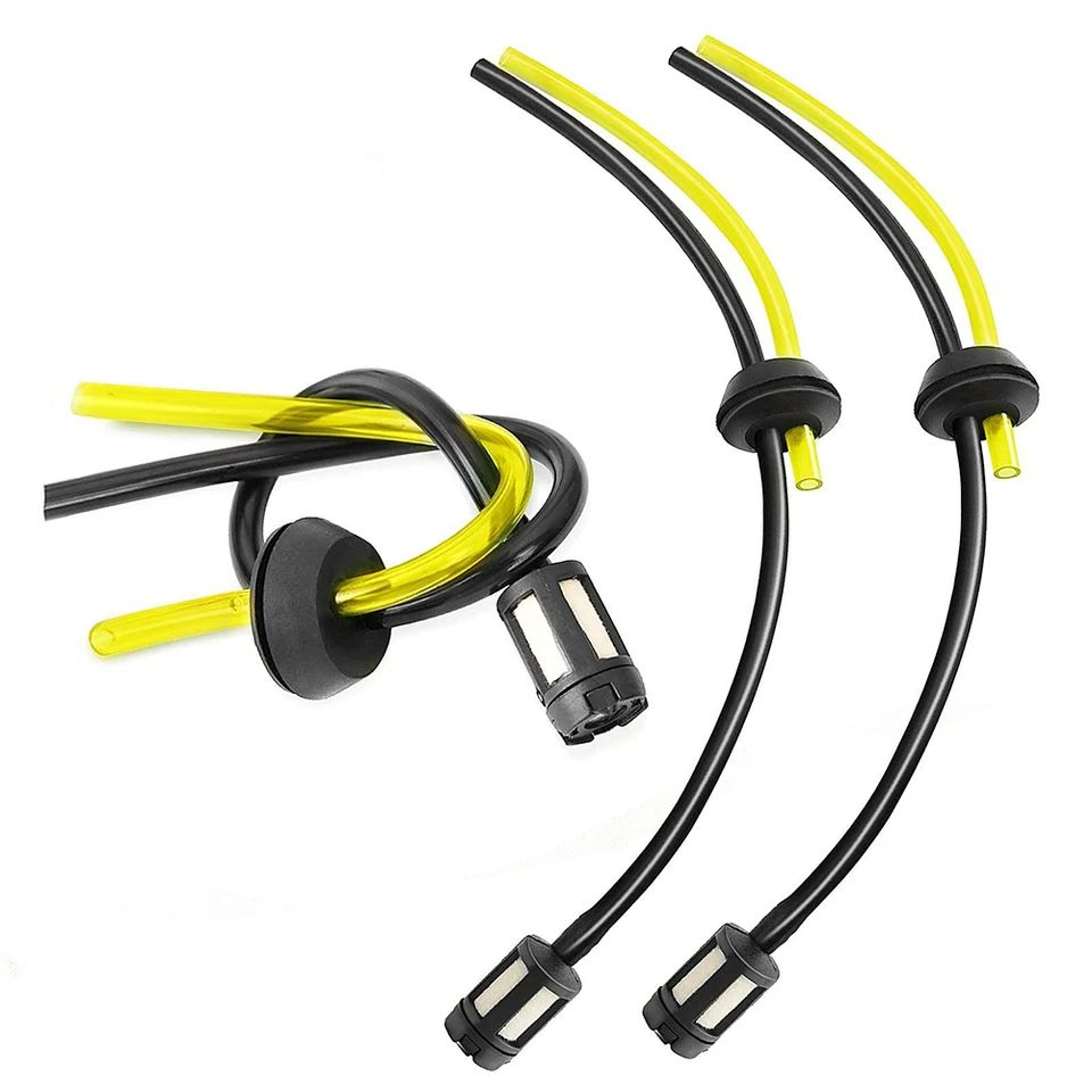 3 Set Universal Grass Trimmer Fuel Line Filter Kit  Fuel Hose Primer Bulb  Gasket For Brush Cutter  1
