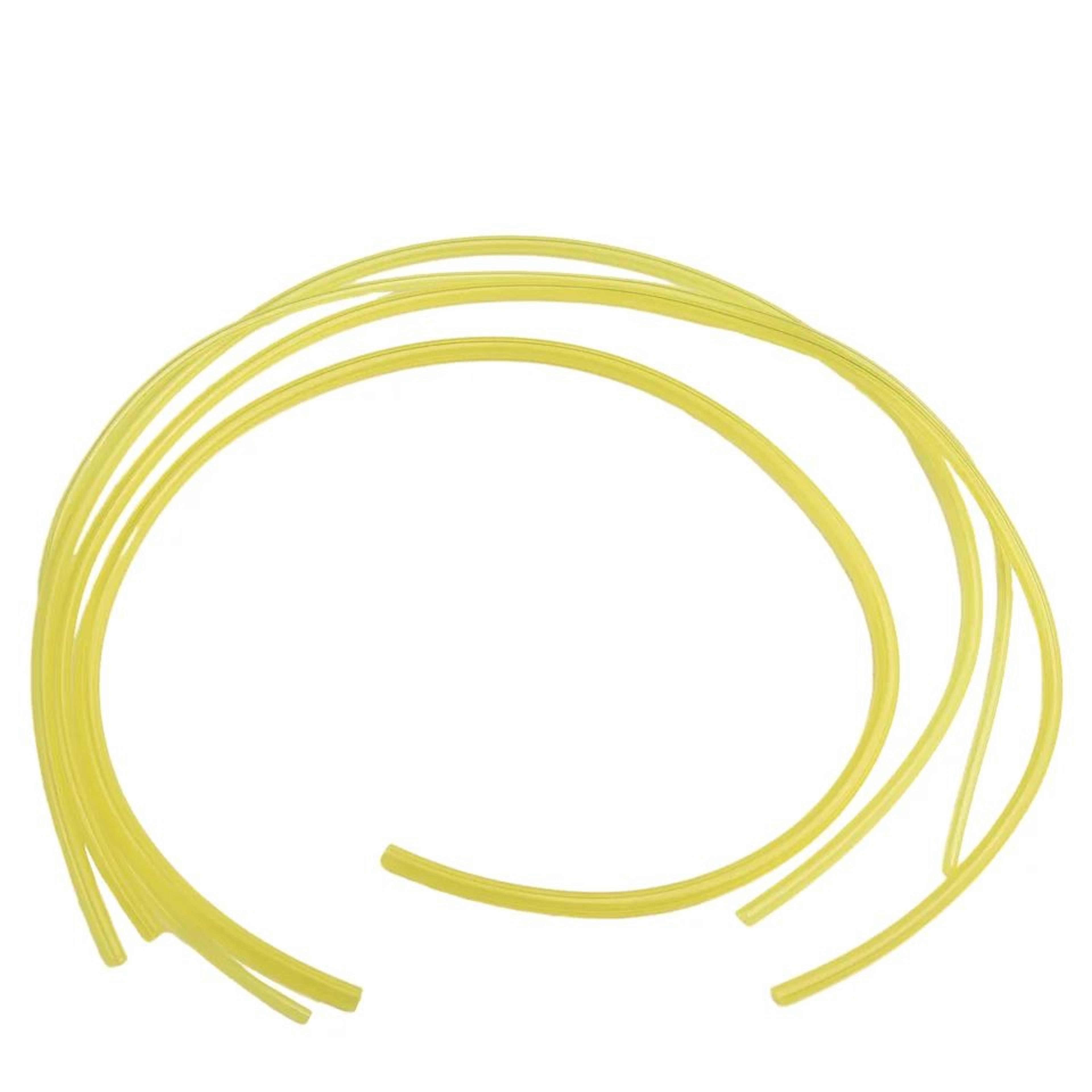 4 Pcs Fuel Line Hose Set  Universal Yellow Gas Fuel Tubing For Chainsaw Trimmer Blower  Small Engin 1