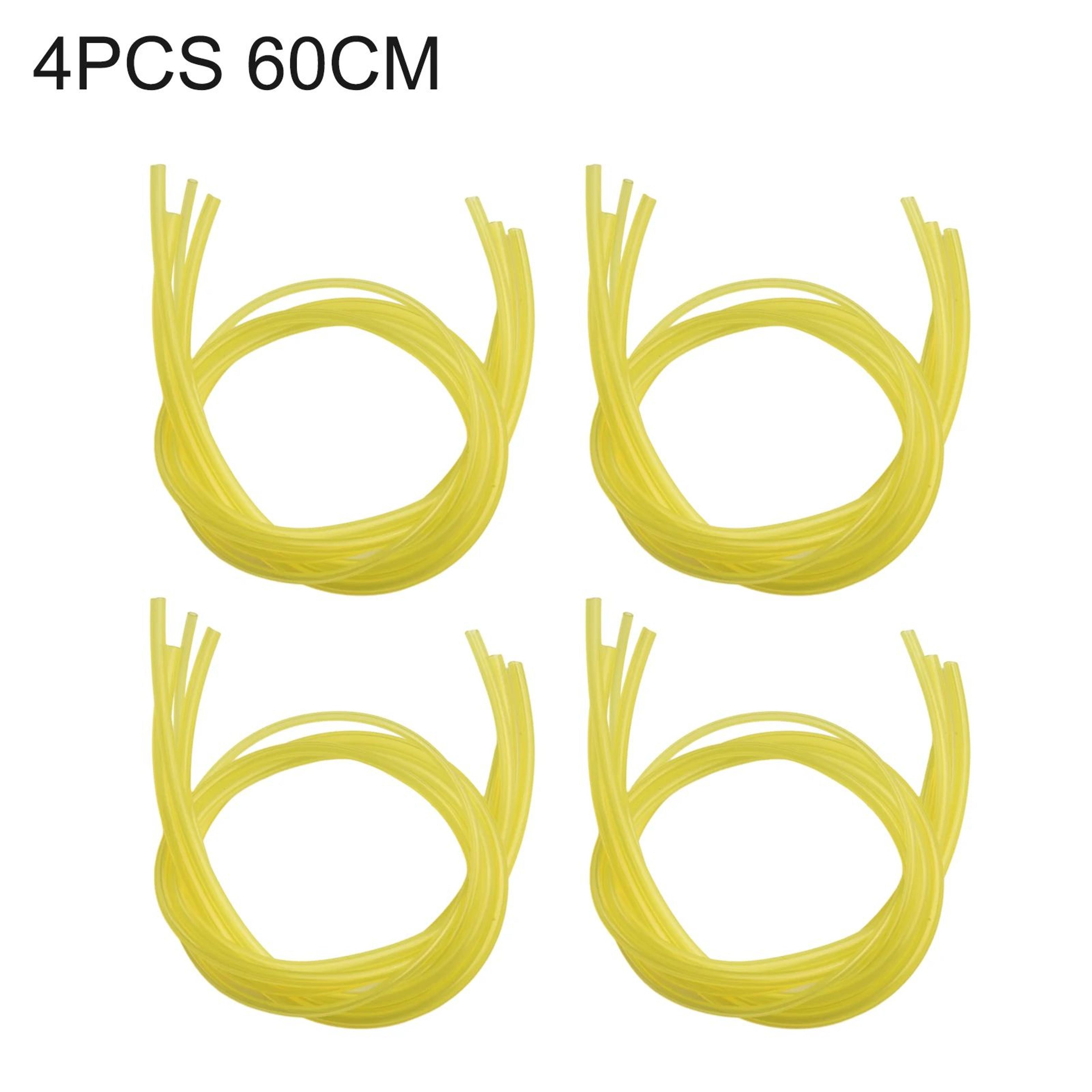 4 Pcs Fuel Line Hose Set  Universal Yellow Gas Fuel Tubing For Chainsaw Trimmer Blower  Small Engin 6