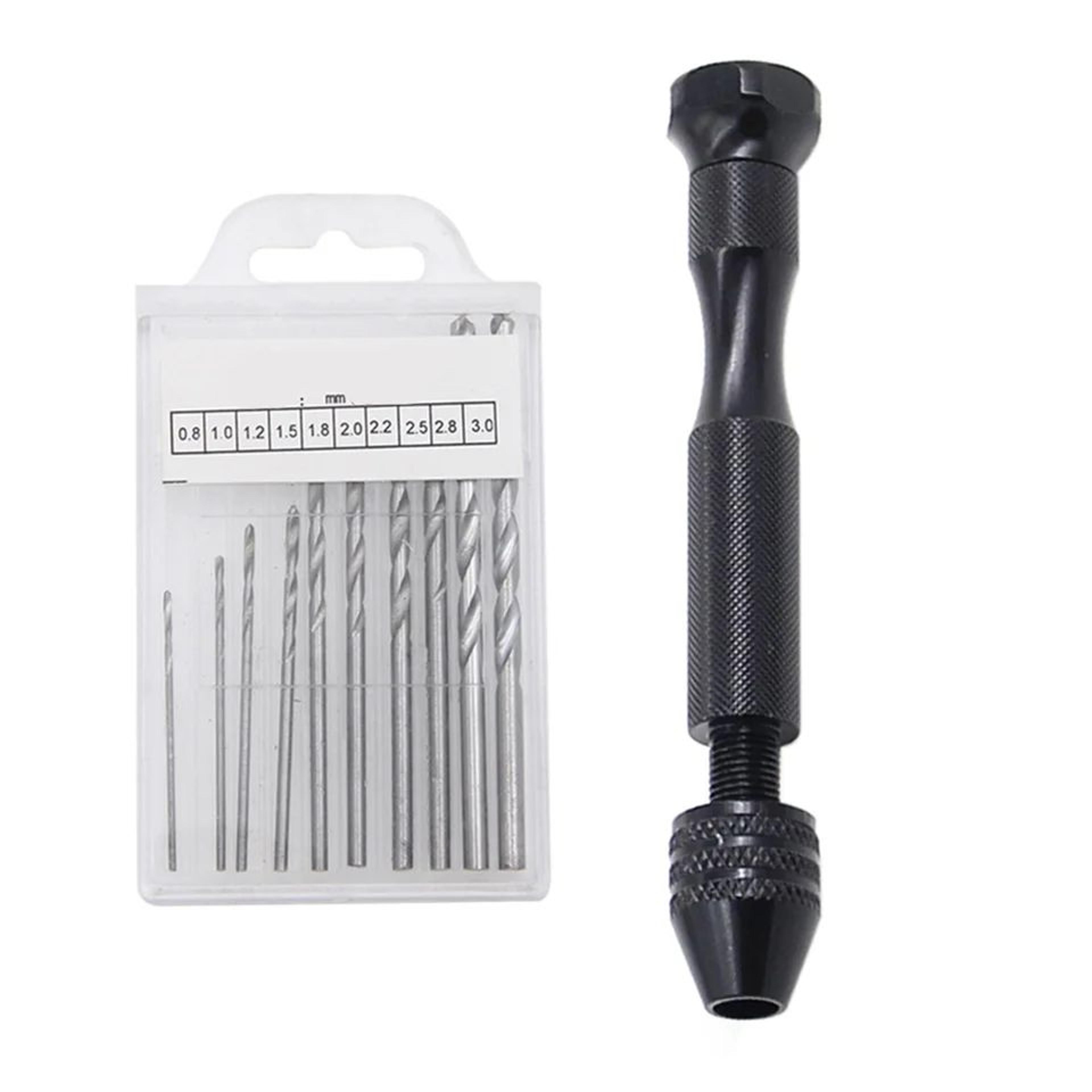 Mini Hand Drill With Drill Bits Set  0332 Mm Precision Pin Vise Tool For DIY Crafts Jewelry Wood  M 2