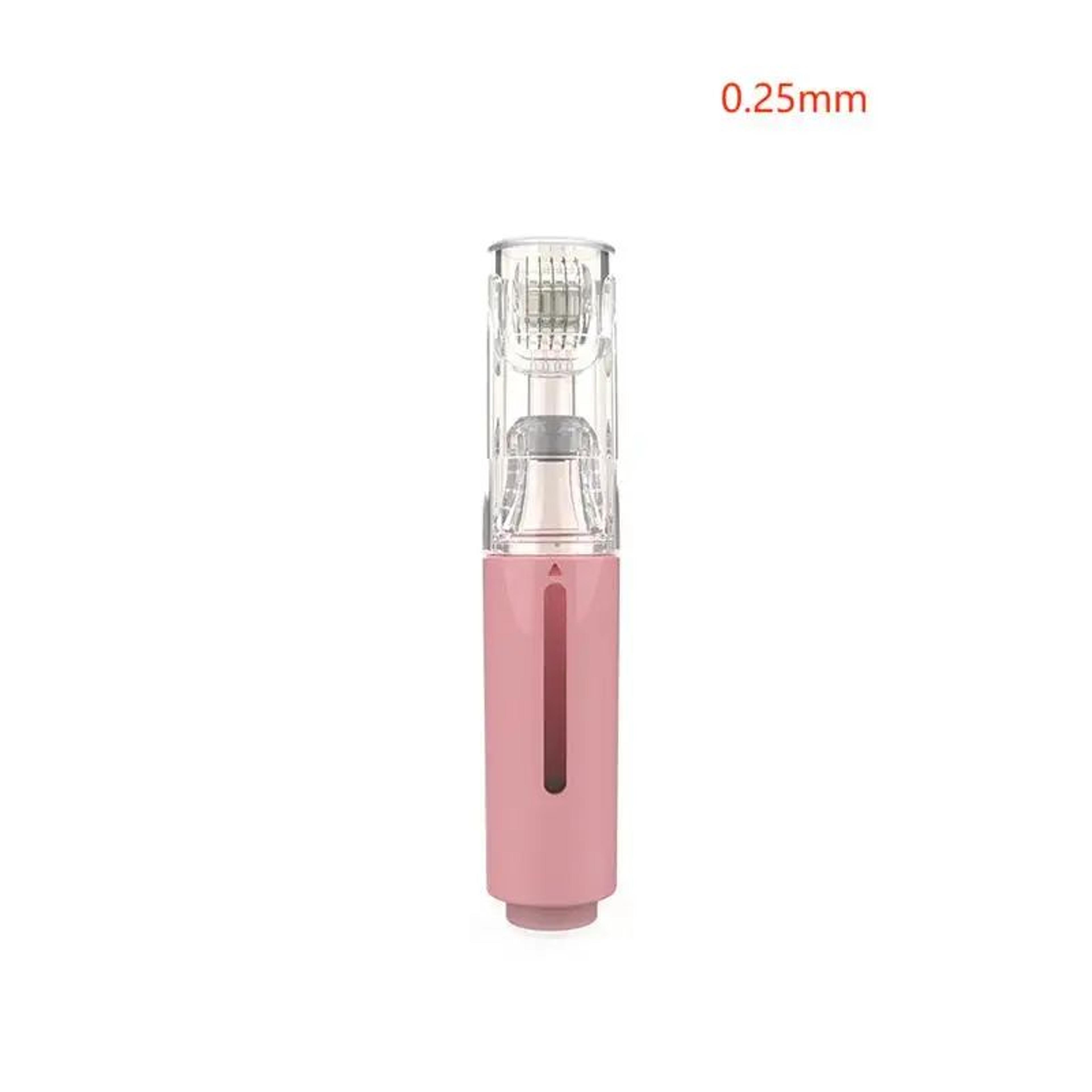 Titanium Microneedle Derma Roller  2in1 Serum Applicator For Face Beard Hair  Lip Skin Care 8