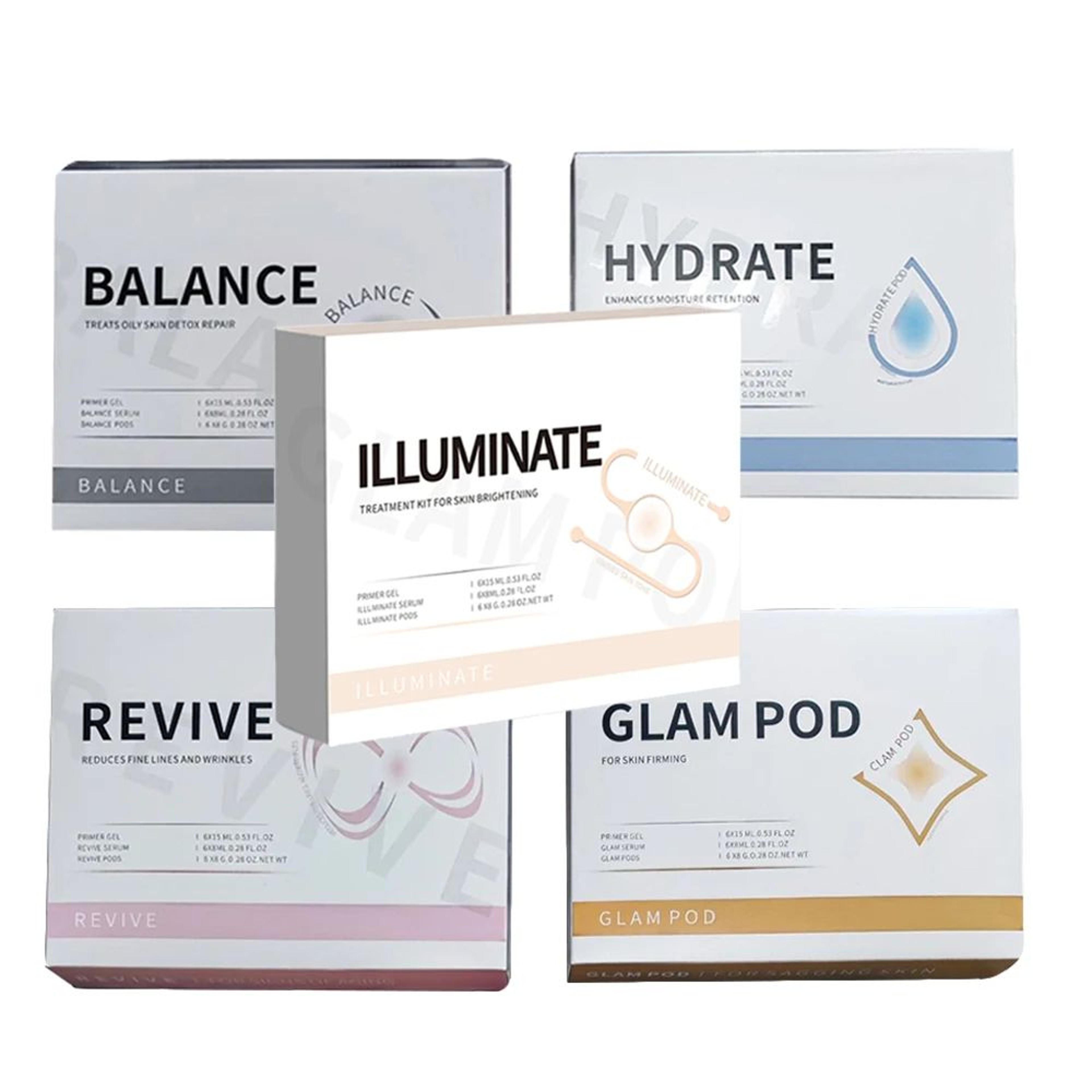 CO2 Glam Pod Bubble Facial Serum Gels  Revive Skincare Pods For Aqua Facial Machine Professional Sp 5