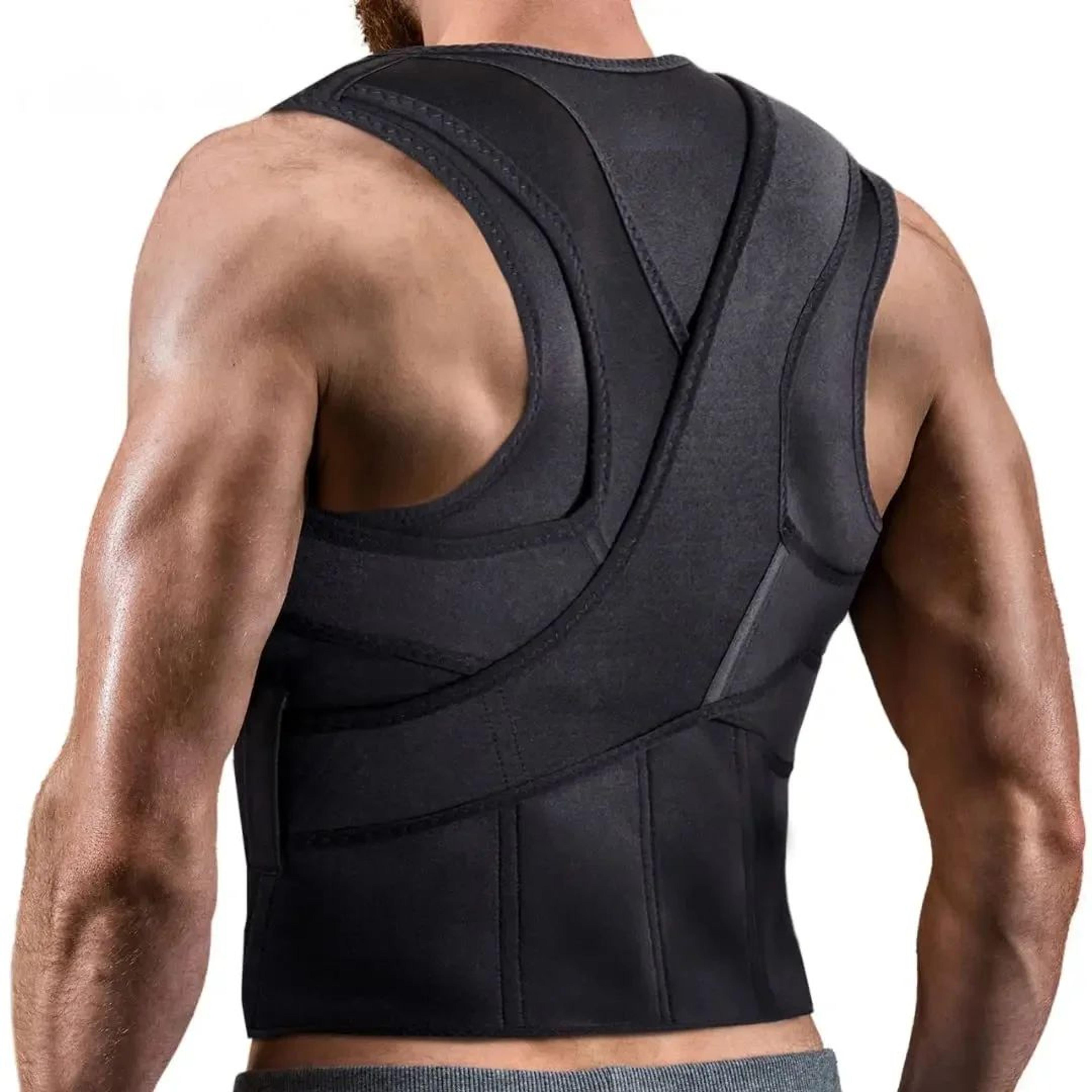 Full Back Posture Corrector  Adjustable Upper  Lower Back Support Brace For Men With Shoulder Align 0