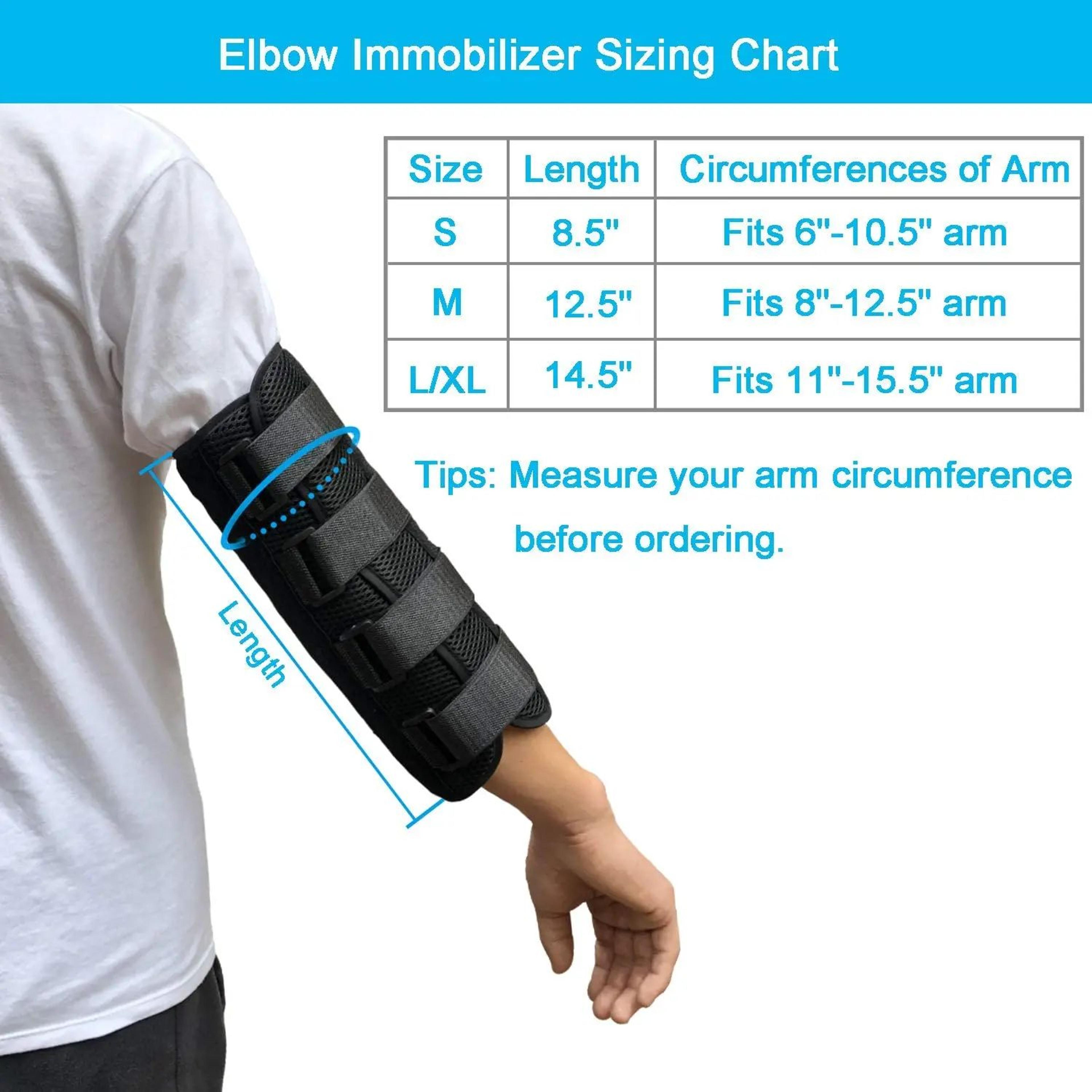 Adjustable Nighttime Elbow Brace Splint  Elbow Immobilizer Support For Cubital Tunnel Syndrome  Uln 3