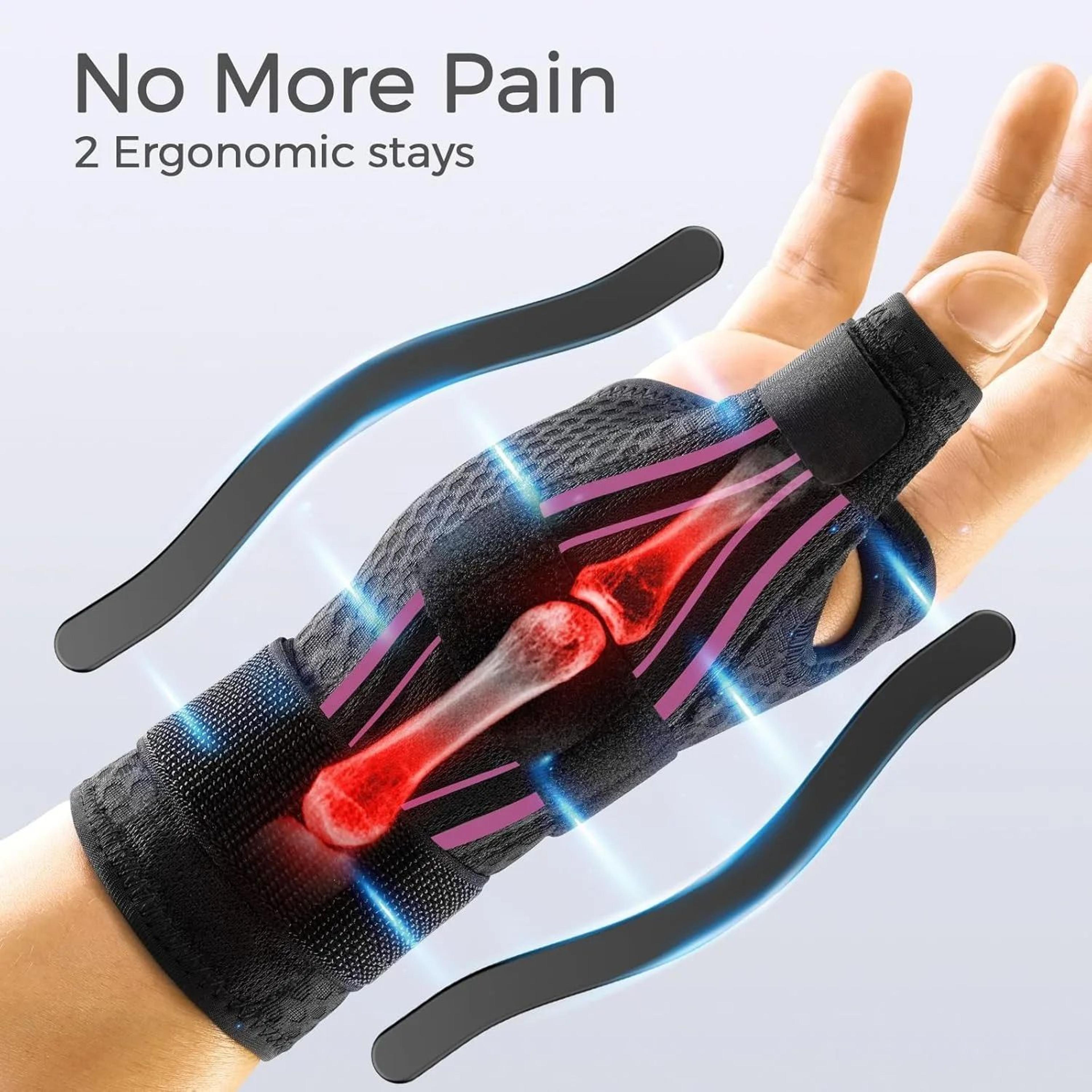 2 Pcs Ergonomic Thumb Brace  Thumb Splint Support For Arthritis Trigger Thumb Tendon Pain  Wrist St 2