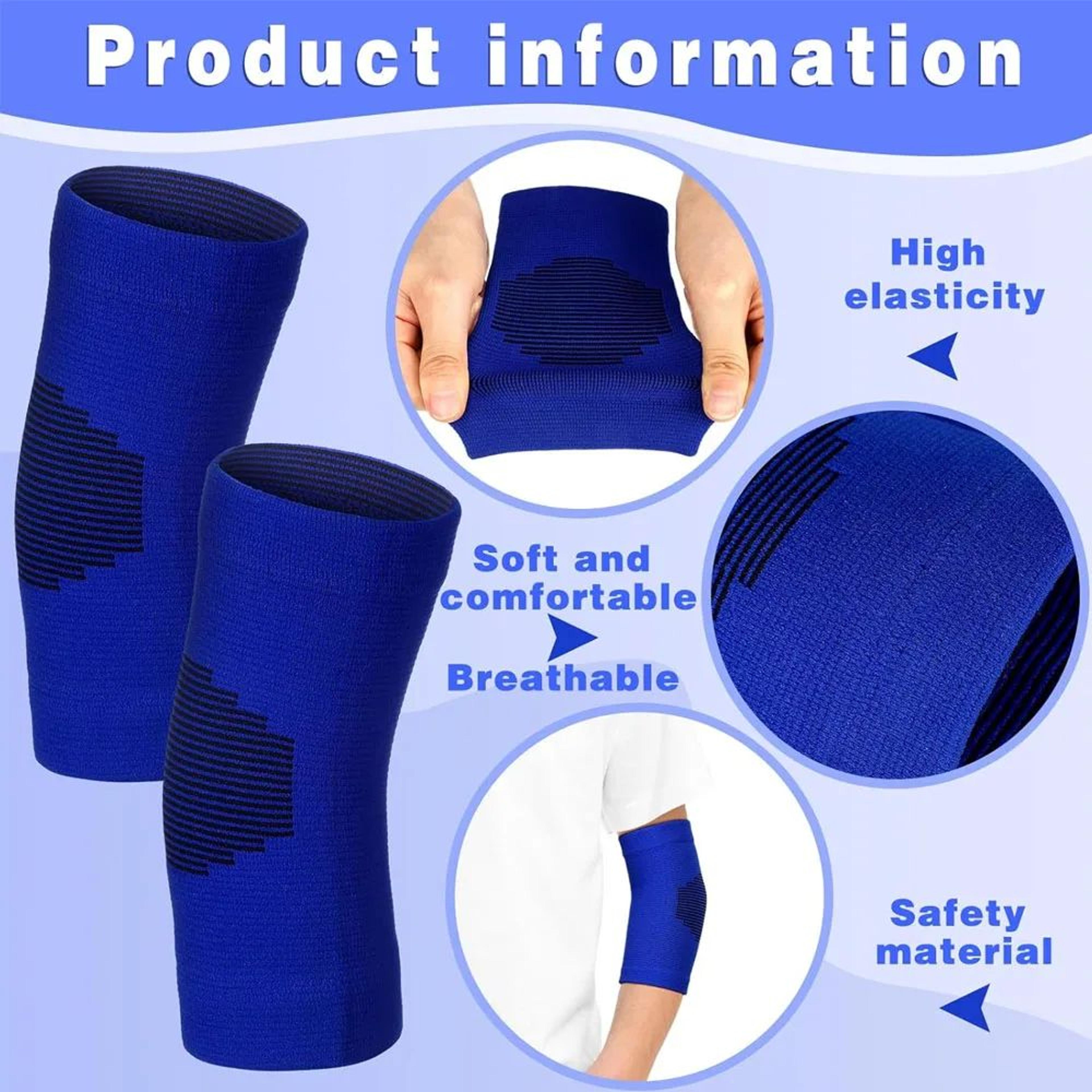 2 Pcs Kids Elbow  Knee Compression Sleeves  Adjustable Support Braces For Volleyball Sports  Active 3