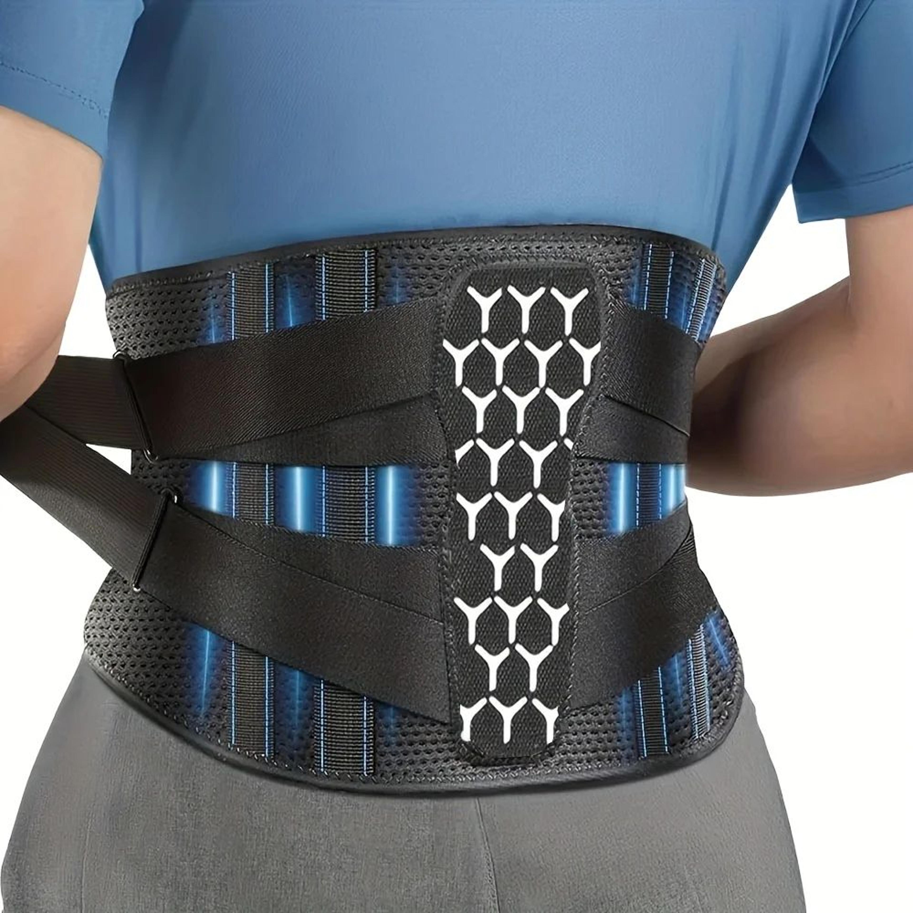 Lower Back Support Brace  Adjustable Lumbar Support Belt For Back Pain Relief Sciatica Herniated Di 7