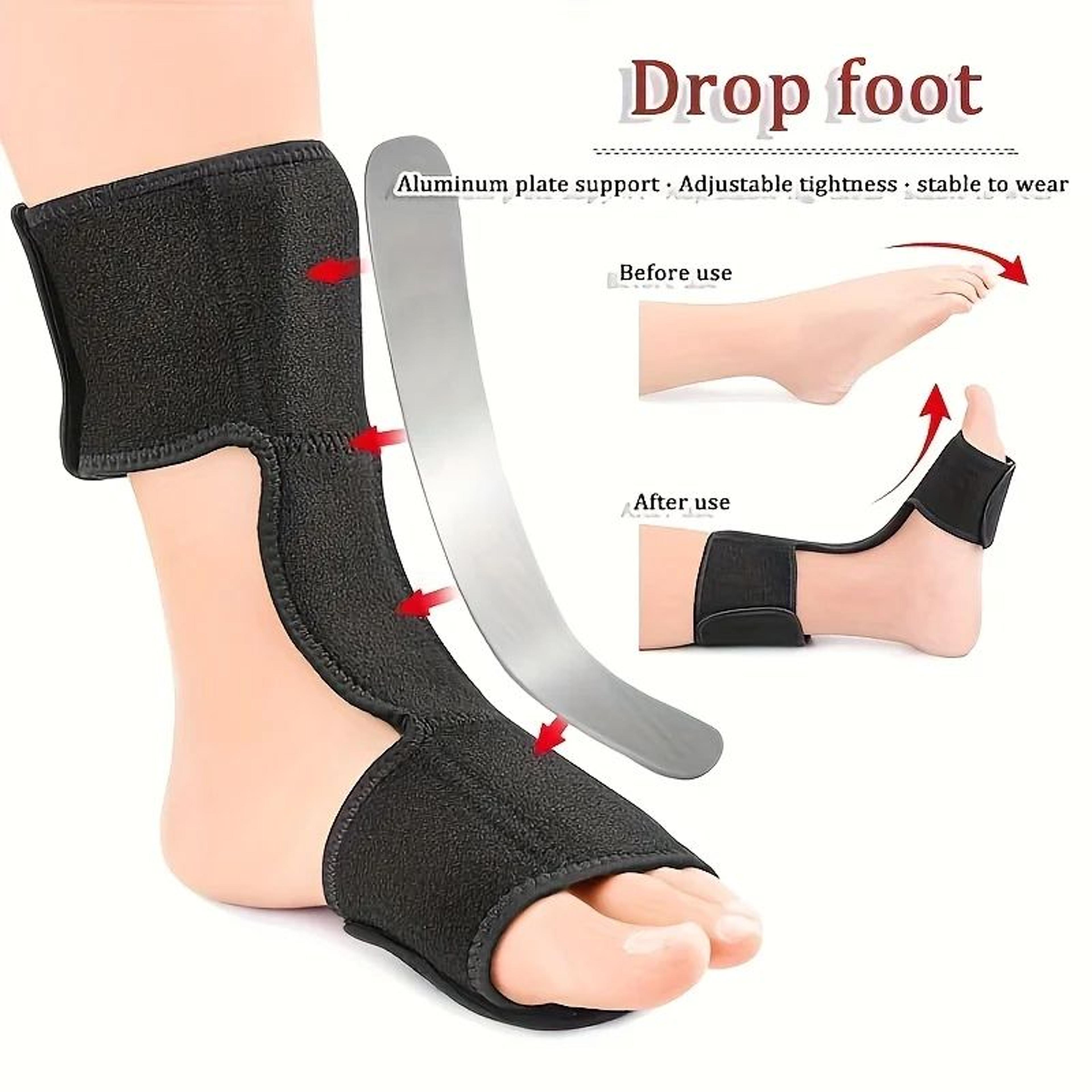 adjustable plantar fasciitis night splint – foot drop ankle brace with arch support for heel & achilles pain relief