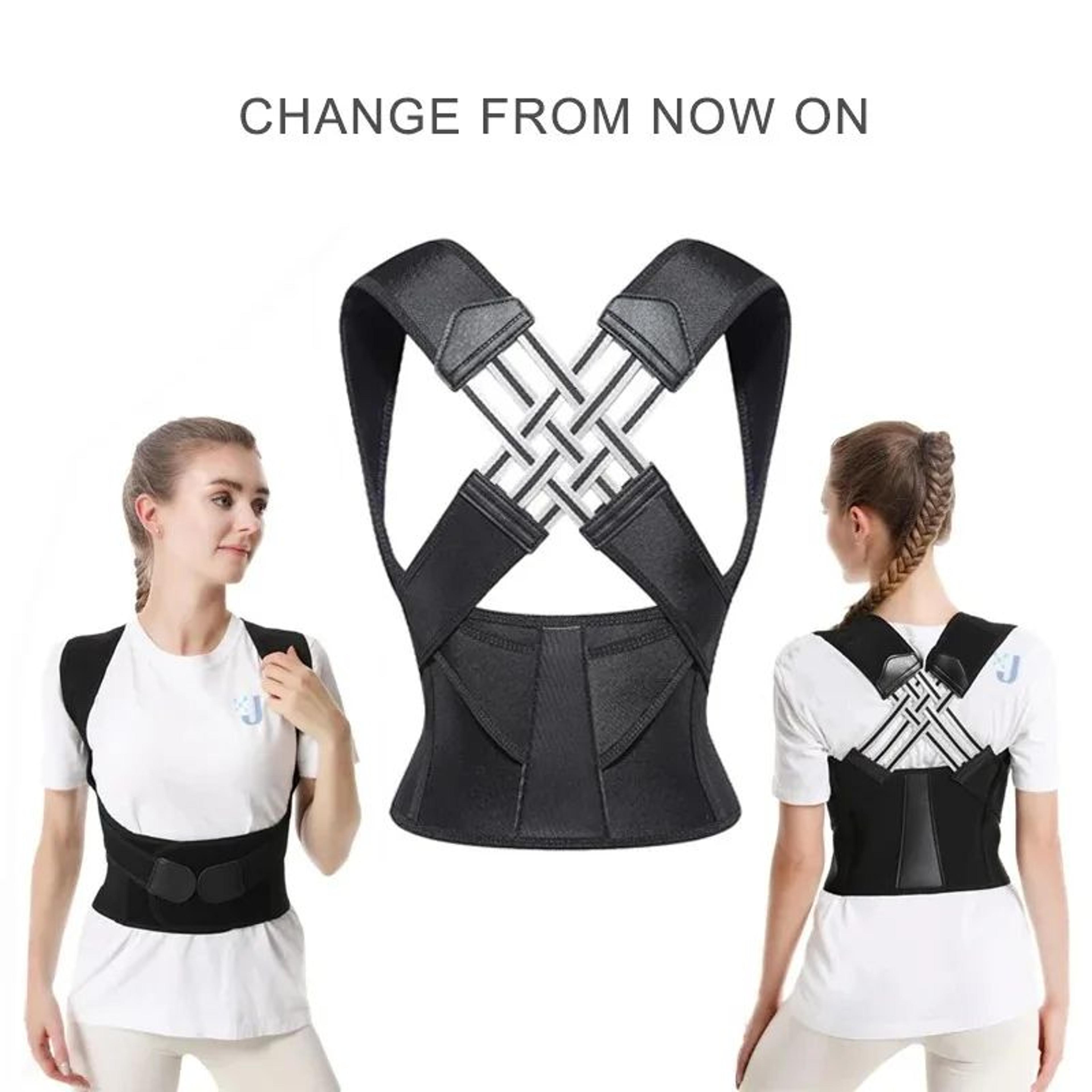 Breathable Back Posture Corrector Brace  Adjustable Shoulder Support Belt For Women Students  Every 1