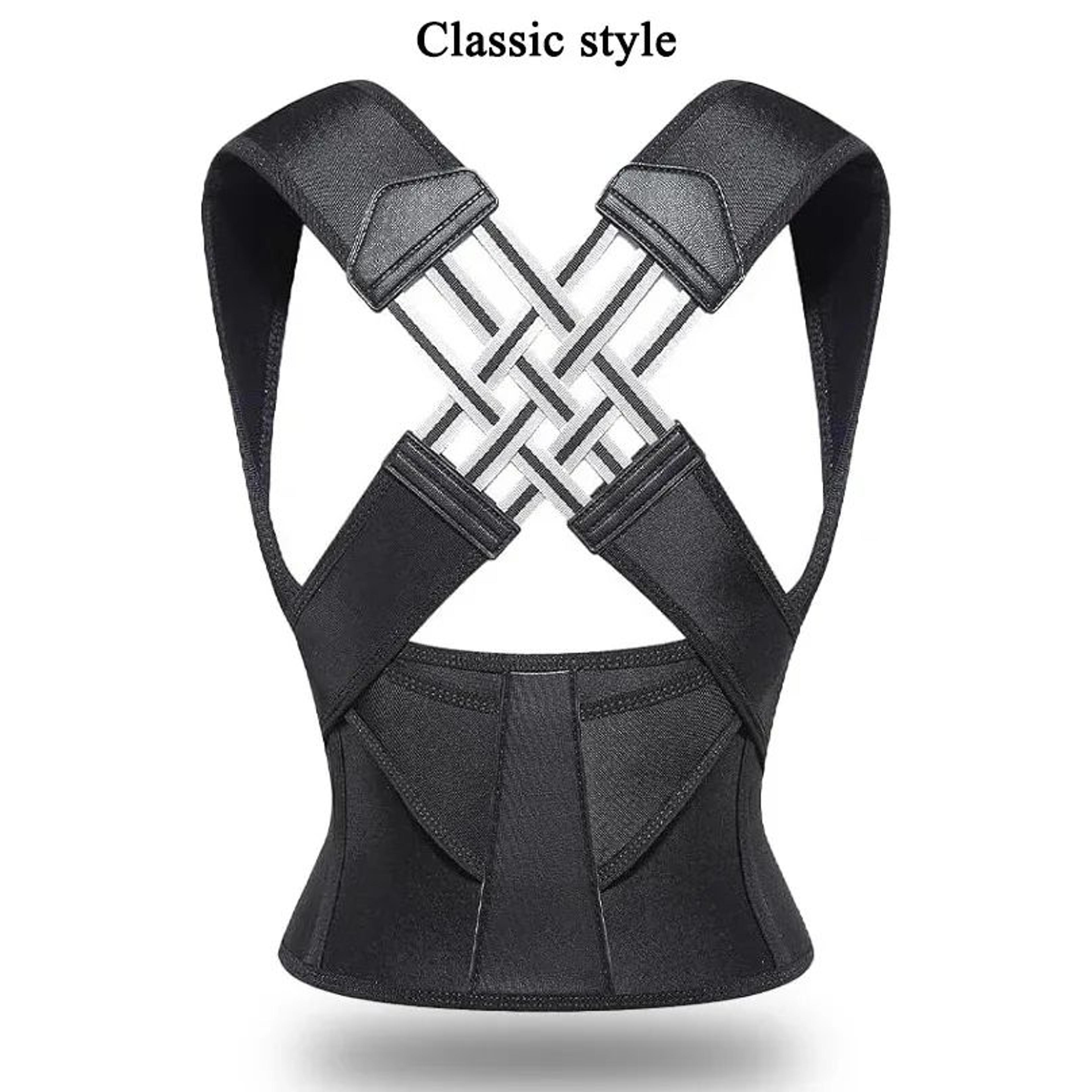 Breathable Back Posture Corrector Brace  Adjustable Shoulder Support Belt For Women Students  Every 7