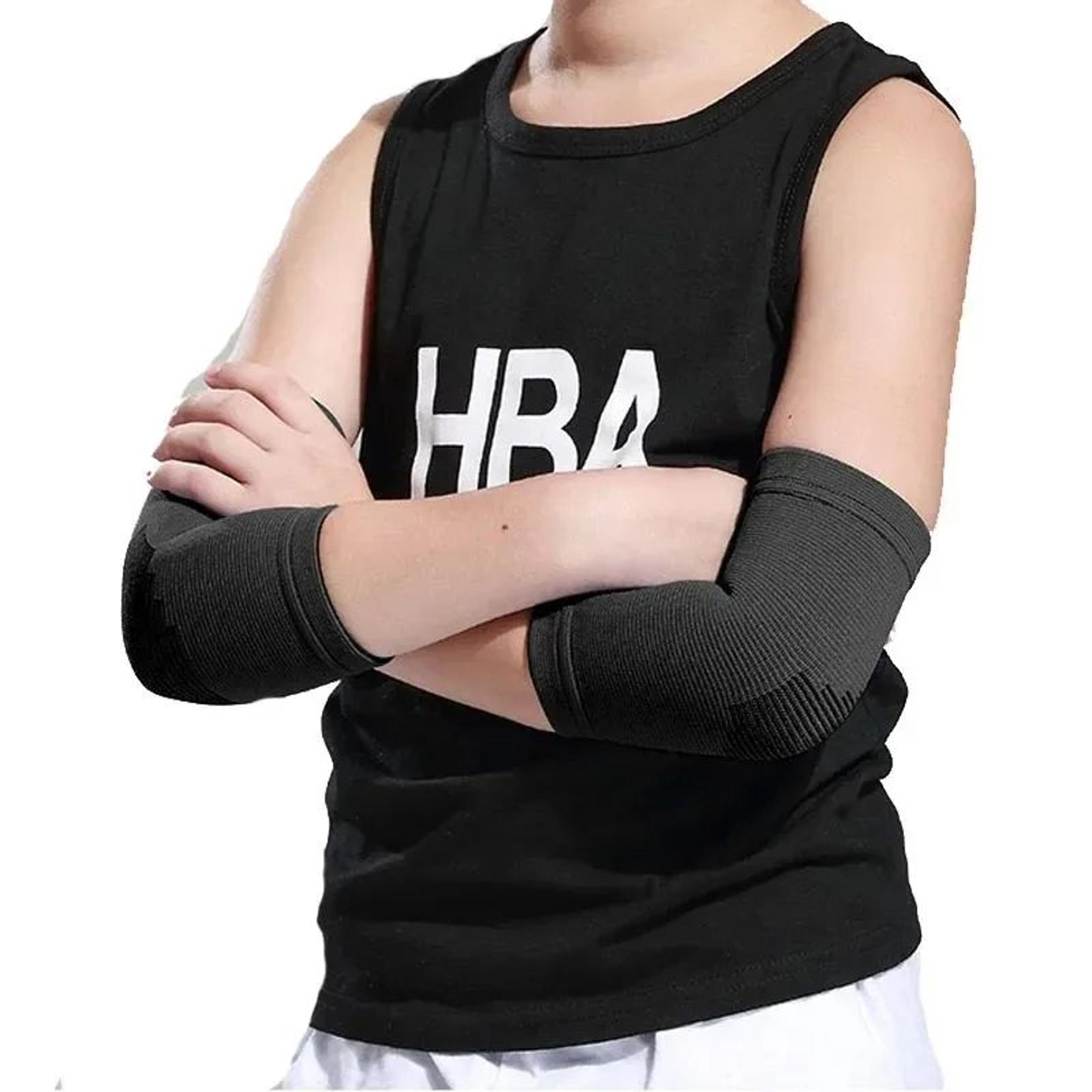2 Pcs Kids Elbow  Knee Pads  Protective Compression Sleeves For Football Basketball Gym  Outdoor Sp 14