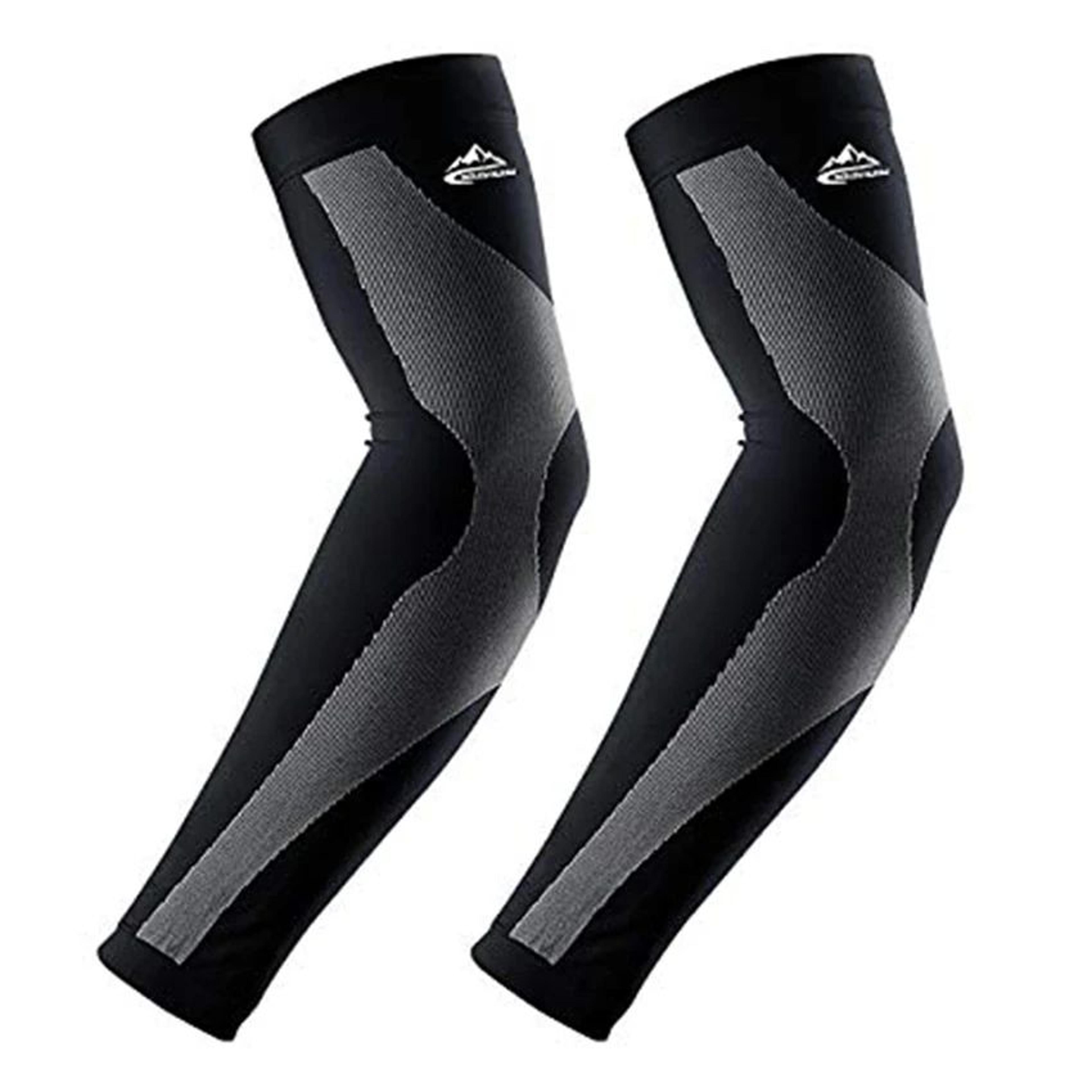 1 Pair UV Protection Cooling Arm Compression Sleeves UPF 50  Sun Protection Arm Covers For Sports