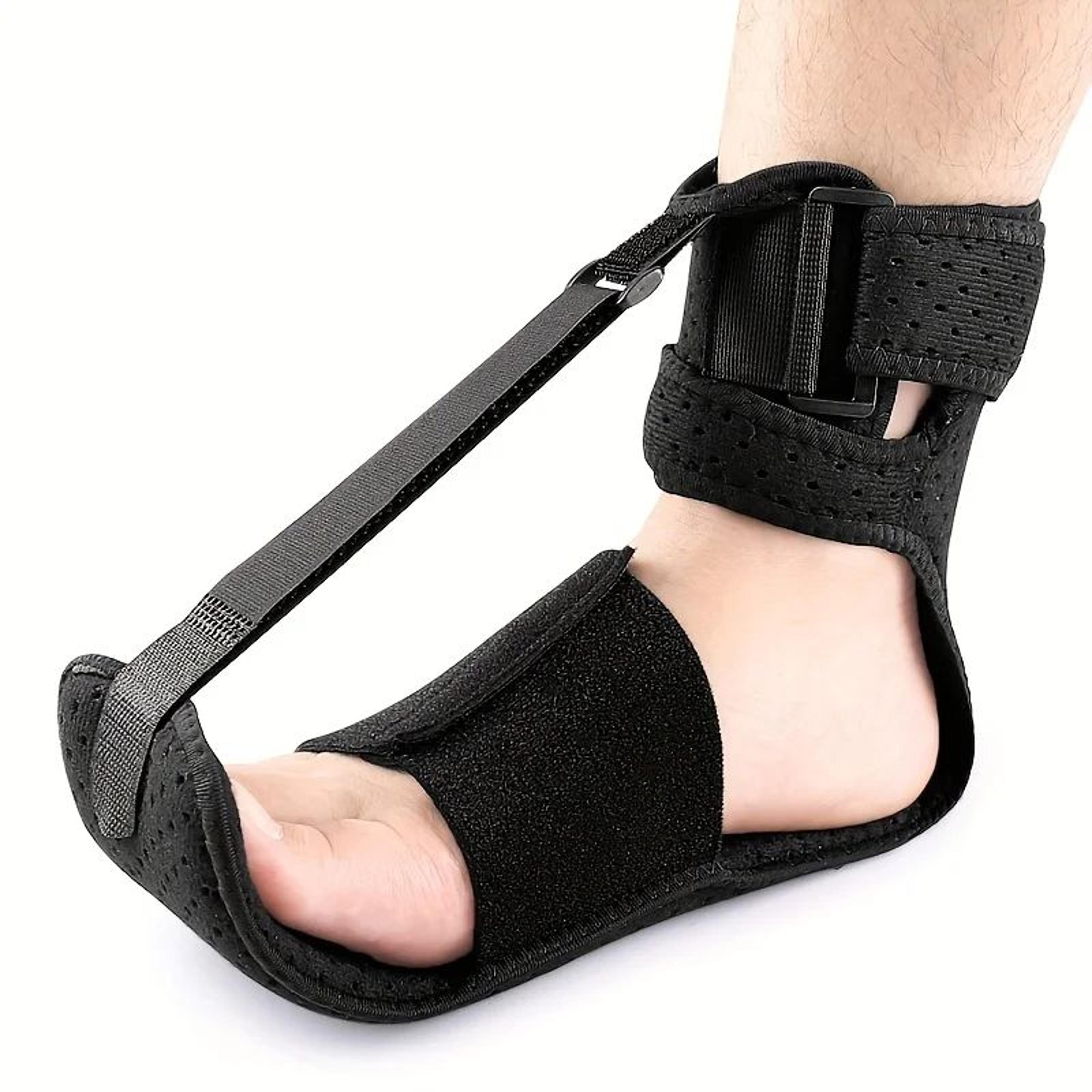 Adjustable Foot Drop Night Splint  Ergonomic Ankle Brace With Stretch Strap For Plantar Fasciitis S 0