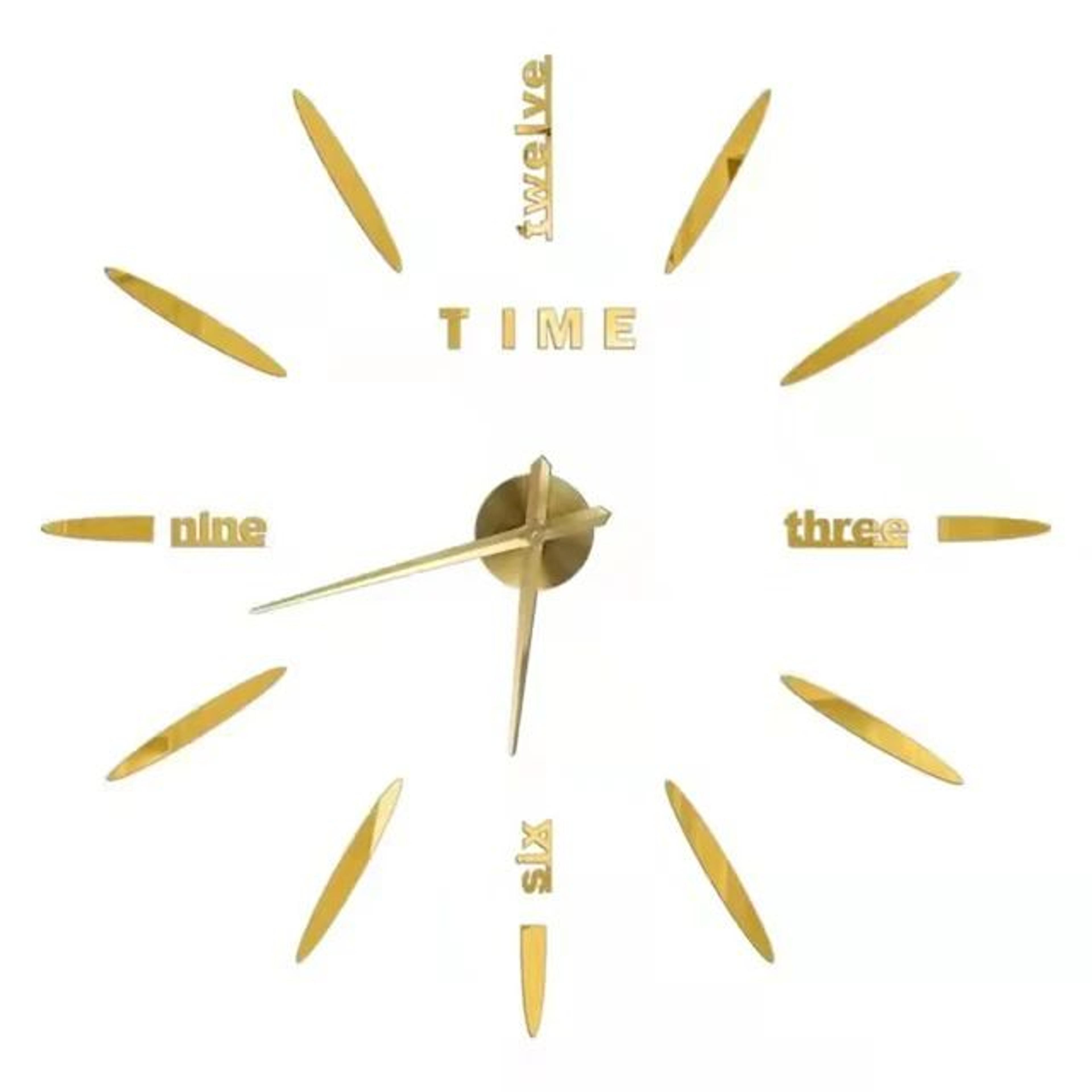 Modern 3D Luminous Frameless Wall Clock  DIY Silent Acrylic Wall Sticker Clock For Home  Office Dec 11