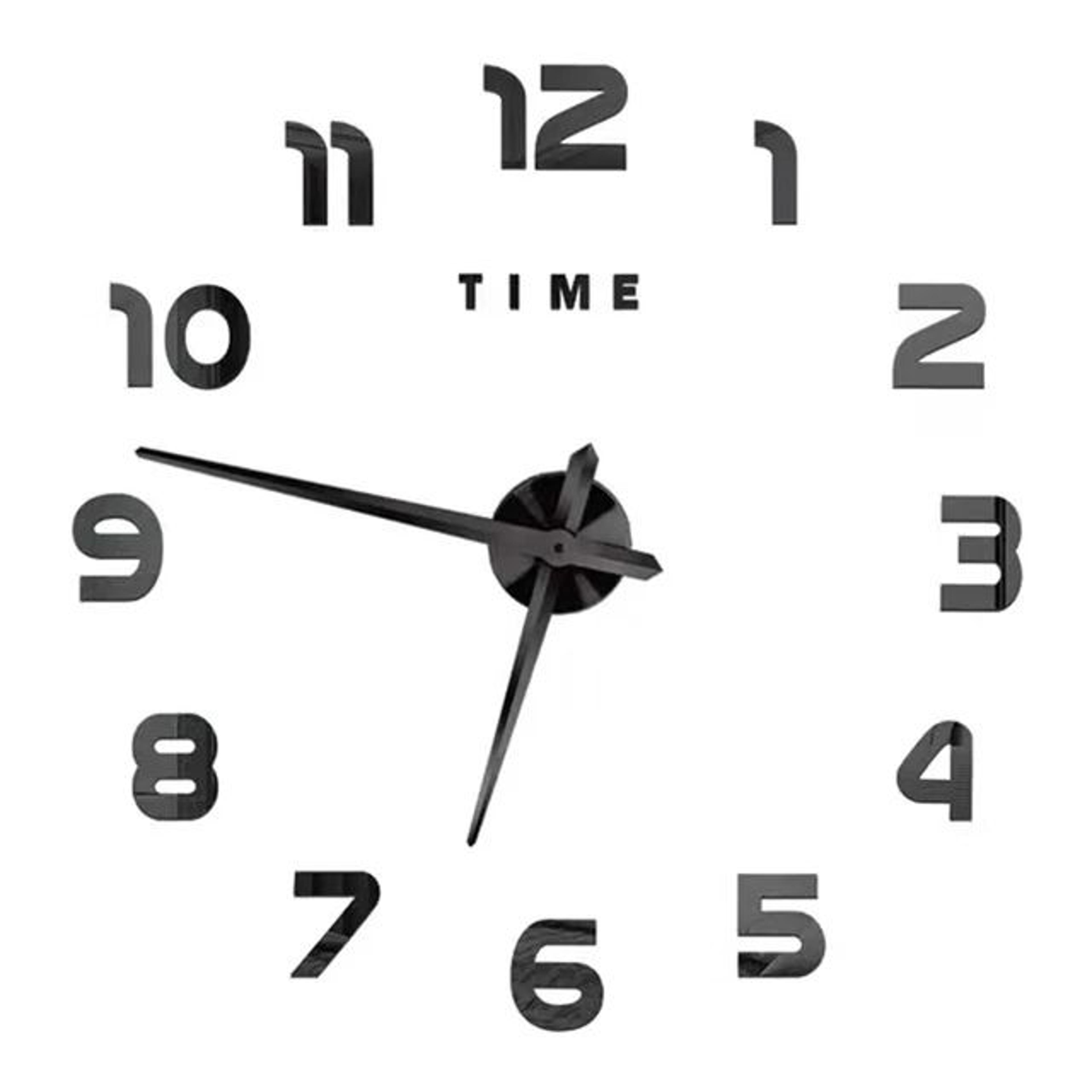 Modern 3D Luminous Frameless Wall Clock  DIY Silent Acrylic Wall Sticker Clock For Home  Office Dec 24