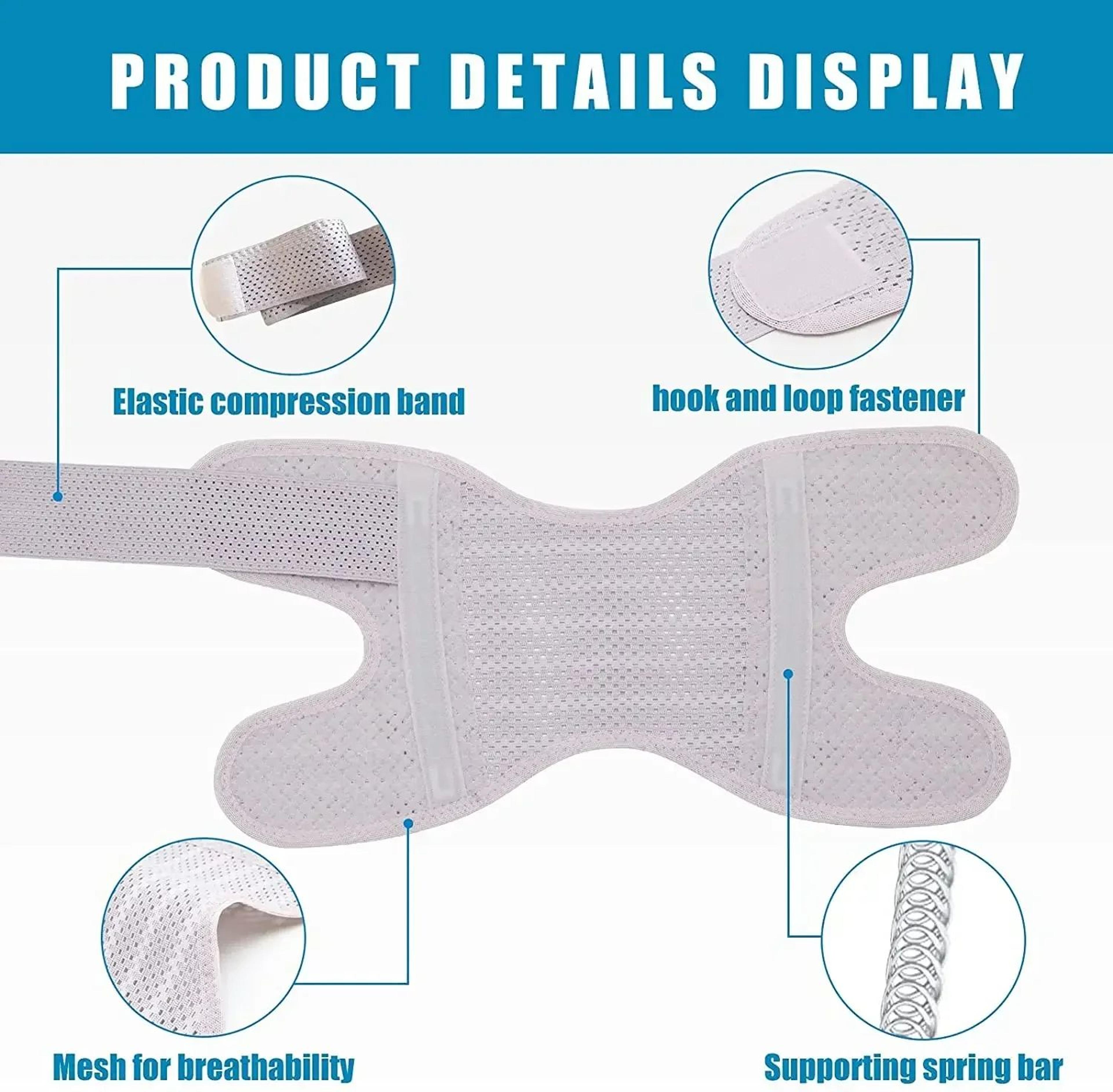 Adjustable Knee Brace With Side Stabilizers  Breathable Knee Support For Meniscus ACL Arthritis  Jo