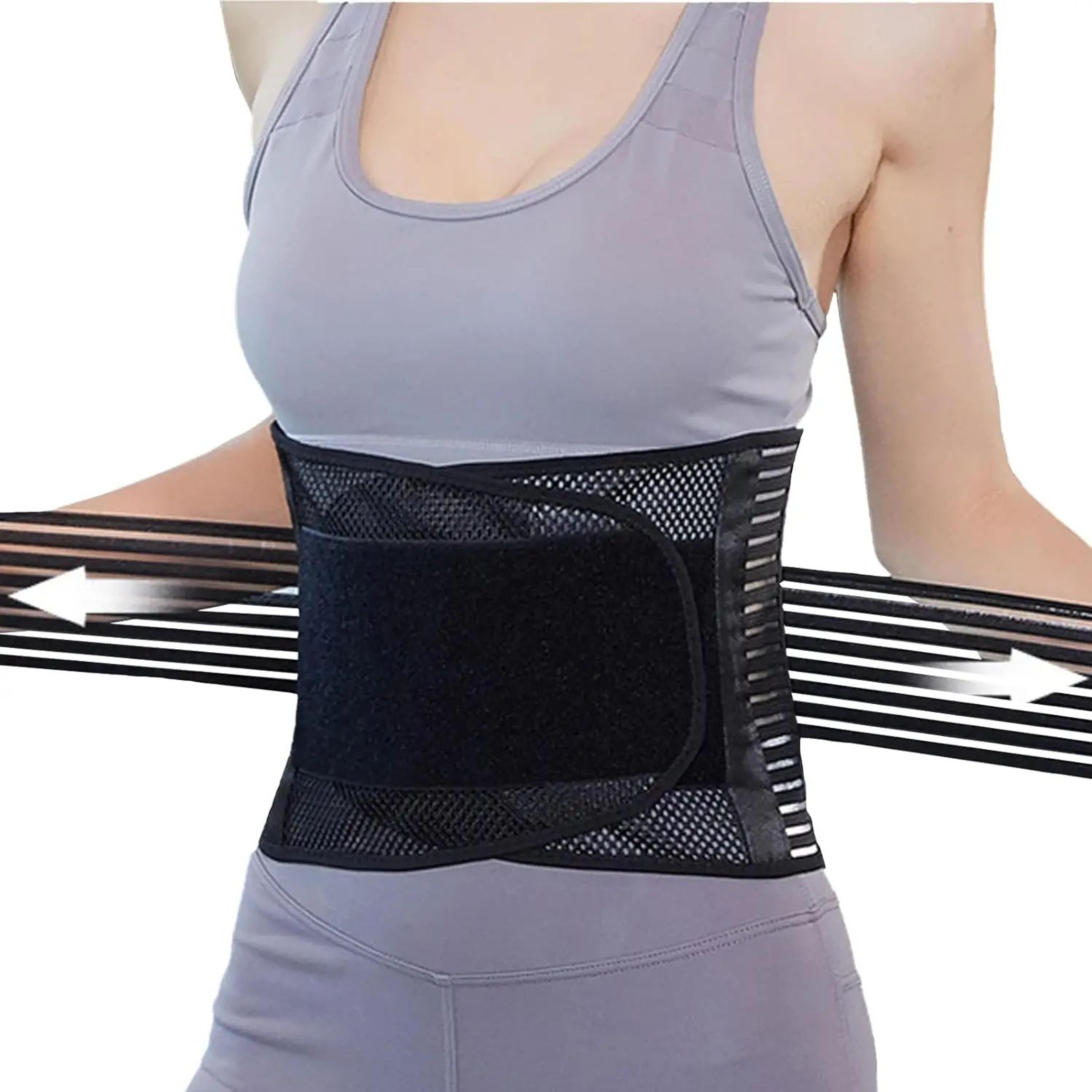 Adjustable Lower Back Brace Belt  AntiSlip Lumbar Support For Men  Women Back Pain Relief  Waist St 6