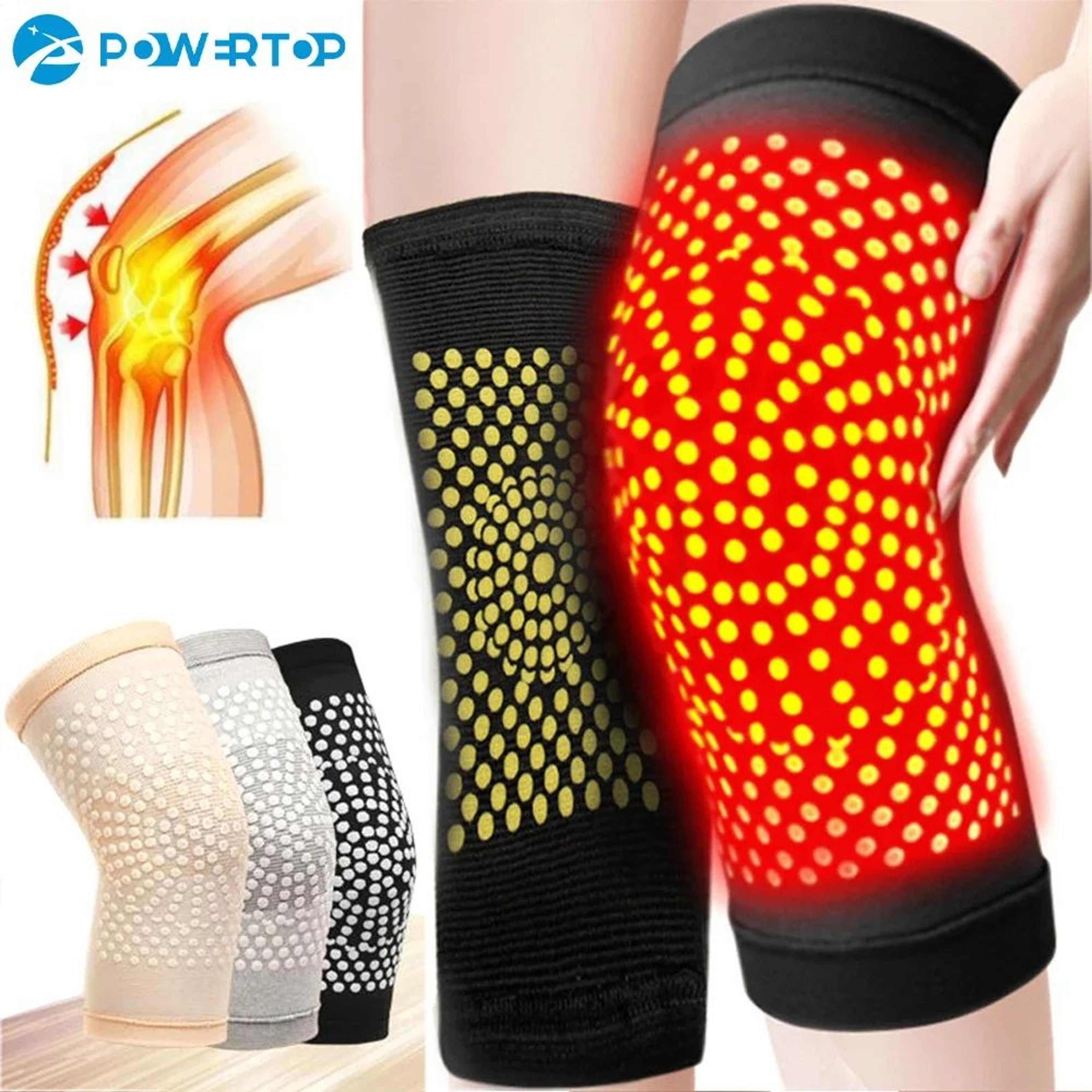 2pcs tourmaline self-heating knee pads – compression knee brace for arthritis, joint support & sports recovery