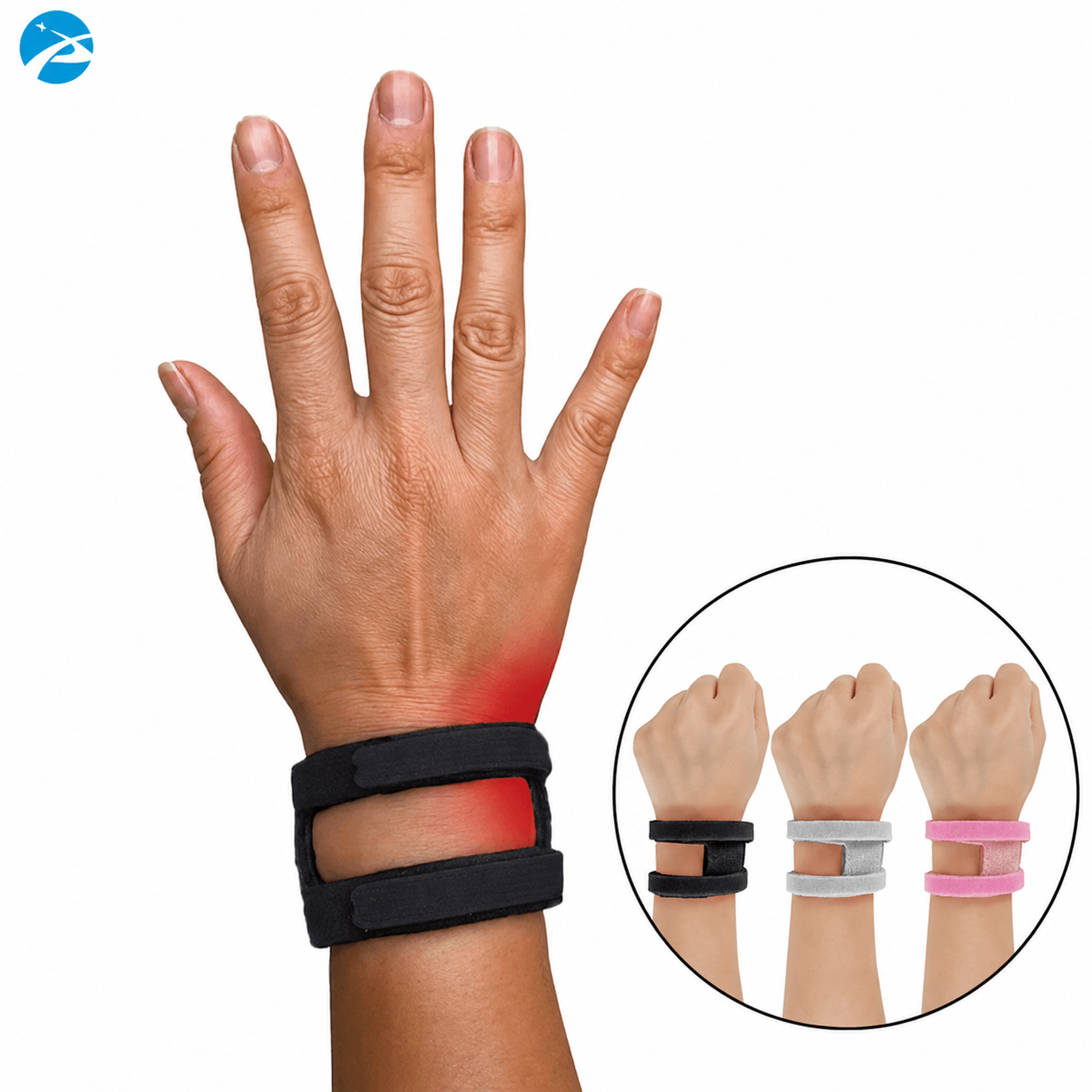 1pc Adjustable TFCC Wrist Brace  Soft Nylon Wrist Support For Sprains Fitness Yoga  Sports Protecti 0