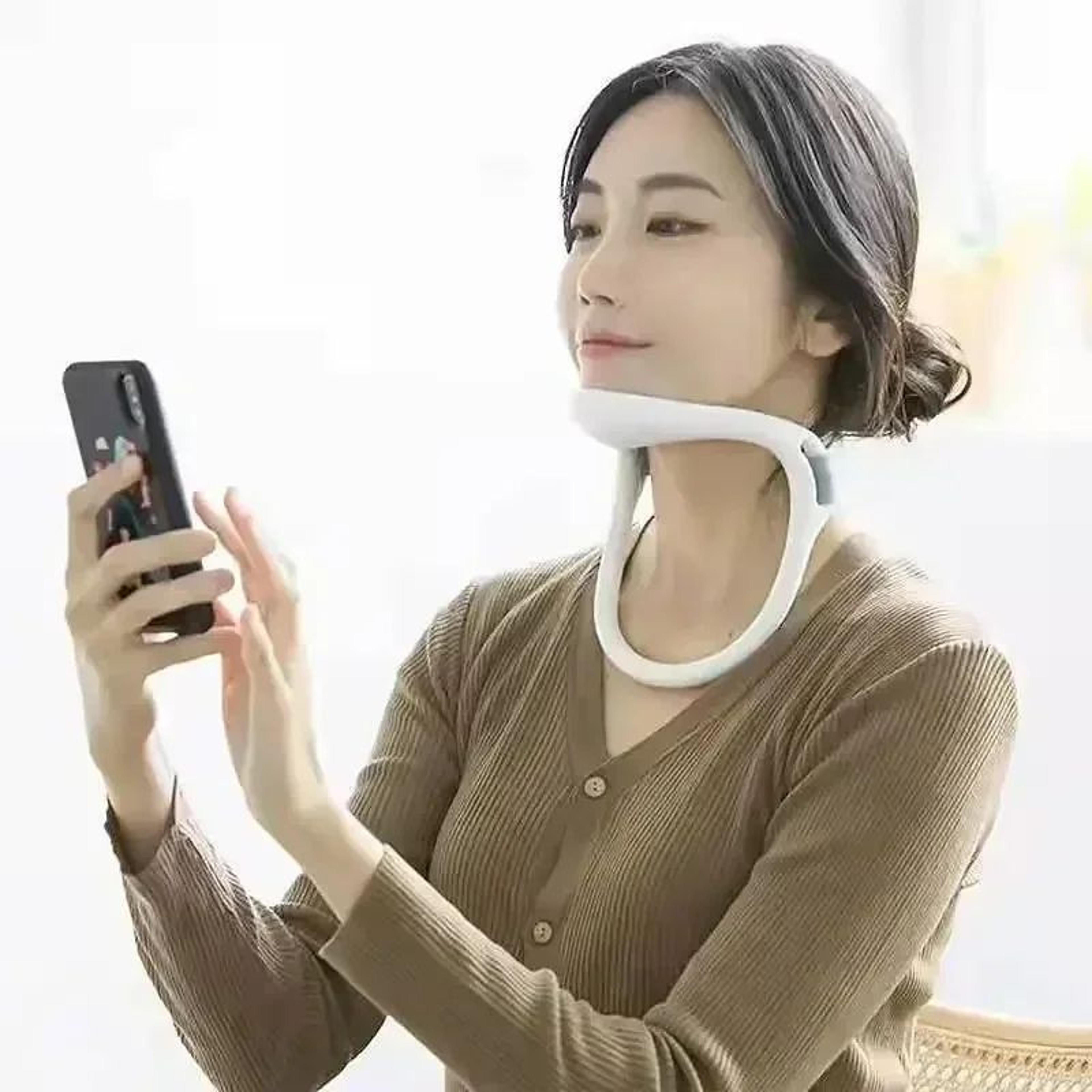 Cervical Neck Brace Posture Corrector Collar  Adjustable Cervical Traction Support For Neck Pain  H 1