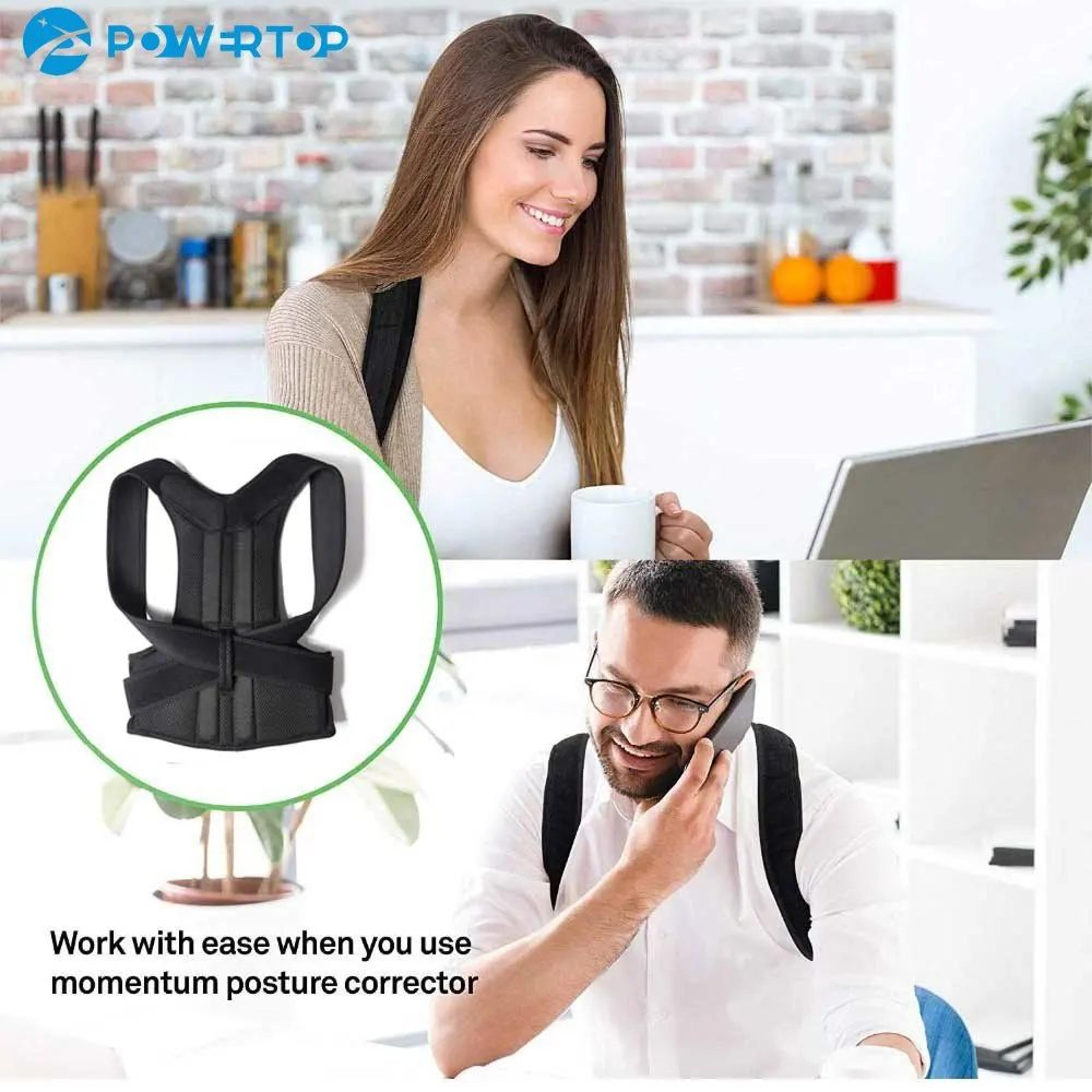 Adjustable Alloy Bar Posture Corrector Back Brace  Orthopedic Spine Support Corset For Men  Women S