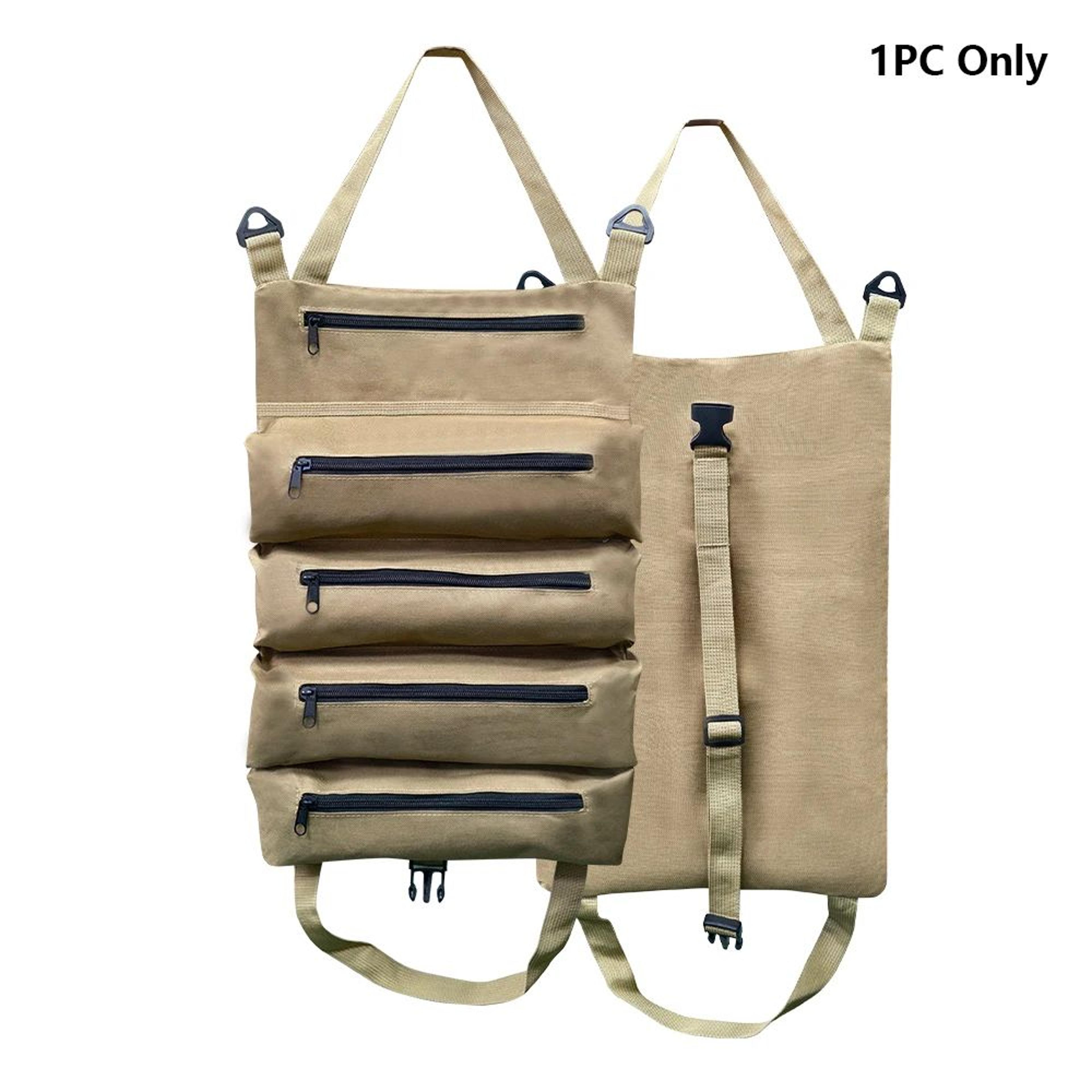 Multifunctional Oxford Cloth RollUp Tool Bag  Detachable Tool Storage Organizer For Workers Enginee 7