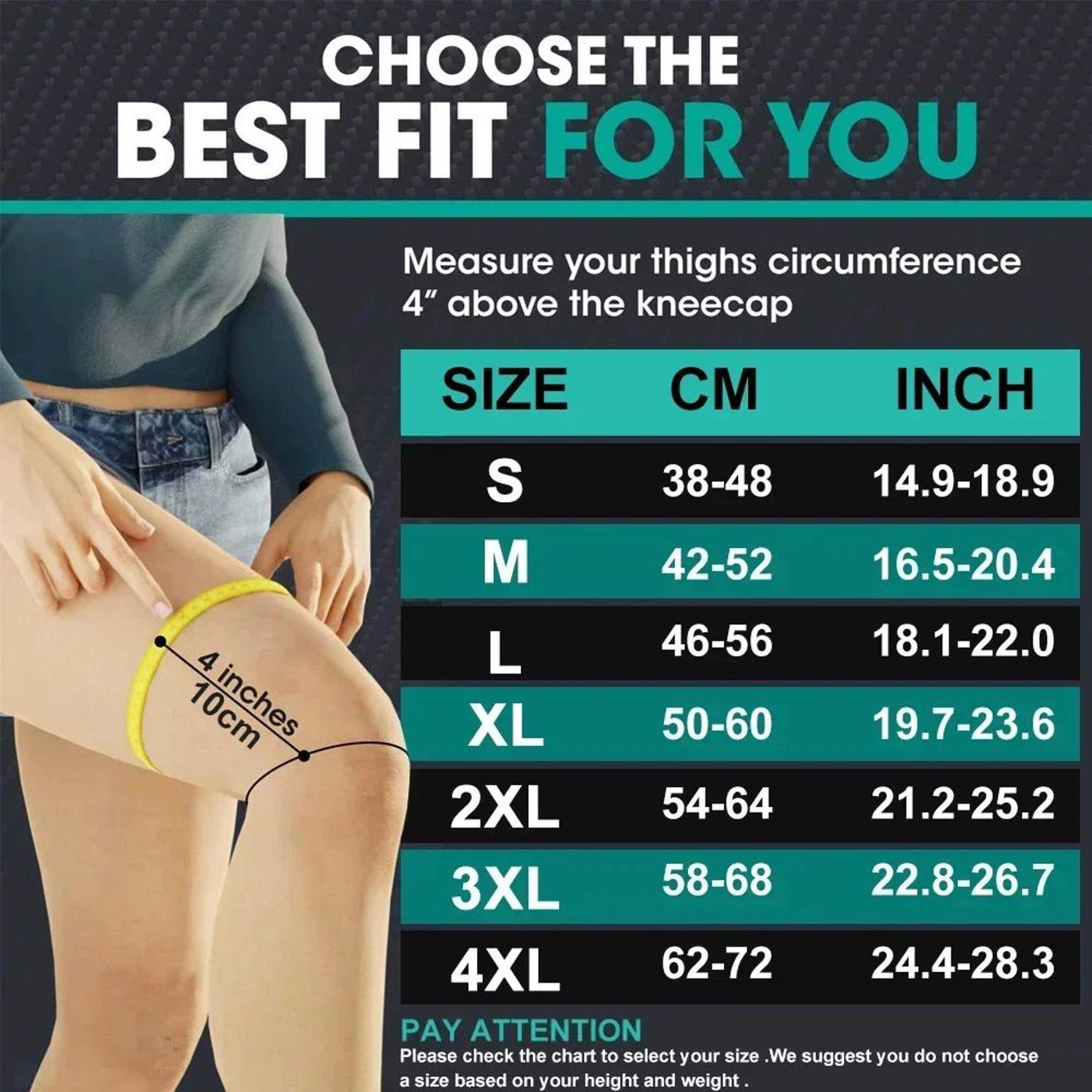 1 Pair 2032 MmHg Thigh High Toeless Compression Stockings  Silicone Grip Circulation Socks For Men