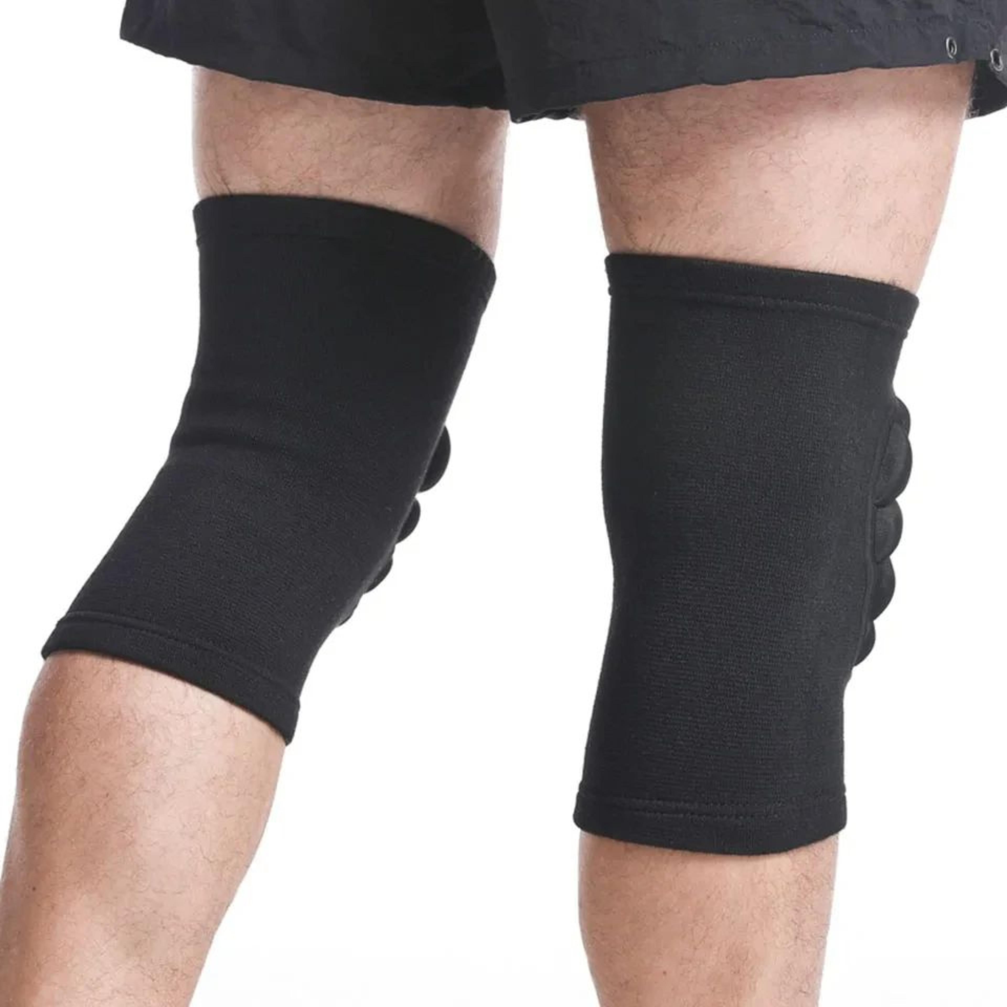 1 Pair Thick Sponge Knee  Elbow Pads  Collision Protection Support Sleeves For Basketball Football