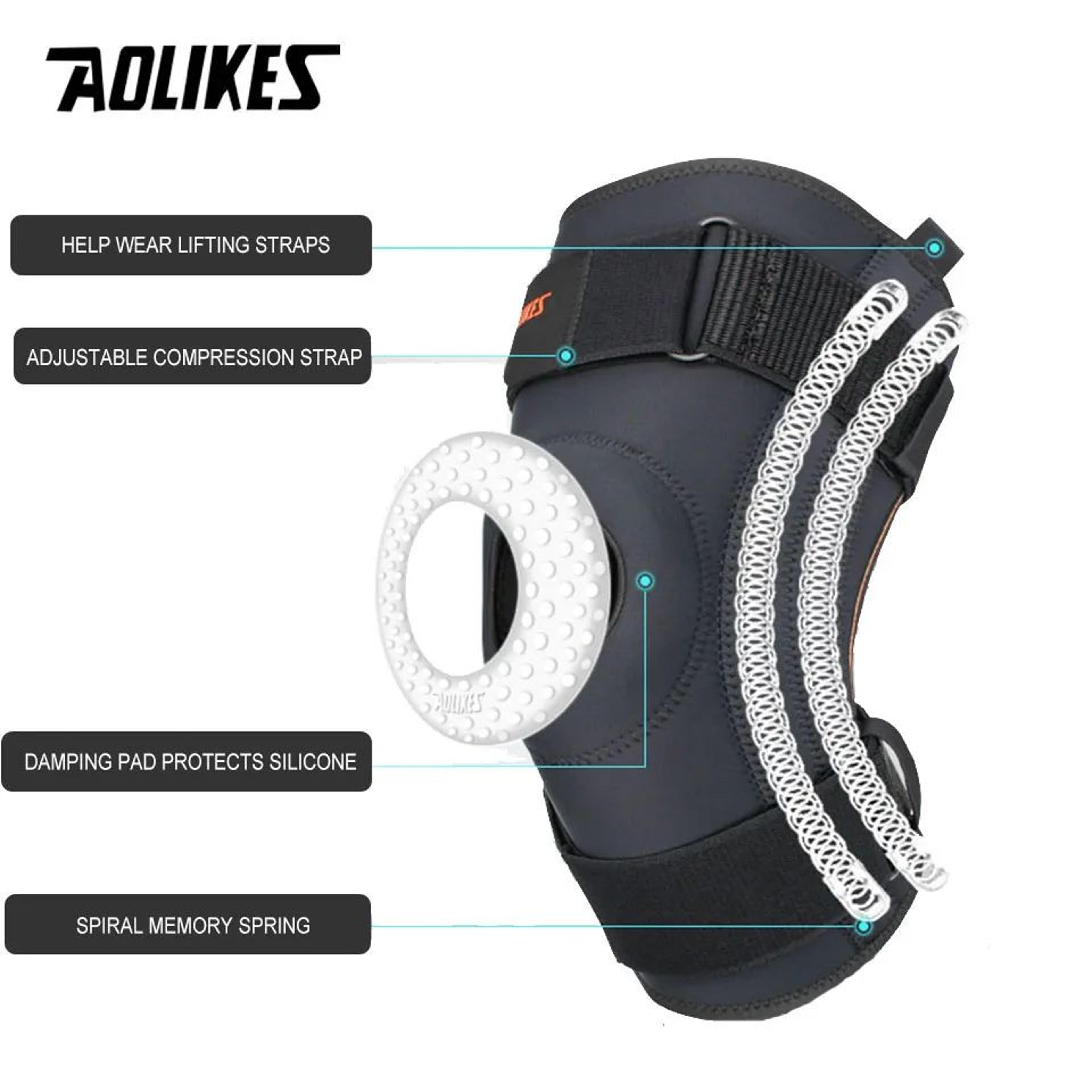 Knee Brace With Side Stabilizers  Patella Gel Pads  Adjustable Knee Support For Meniscus Tear  Knee 3