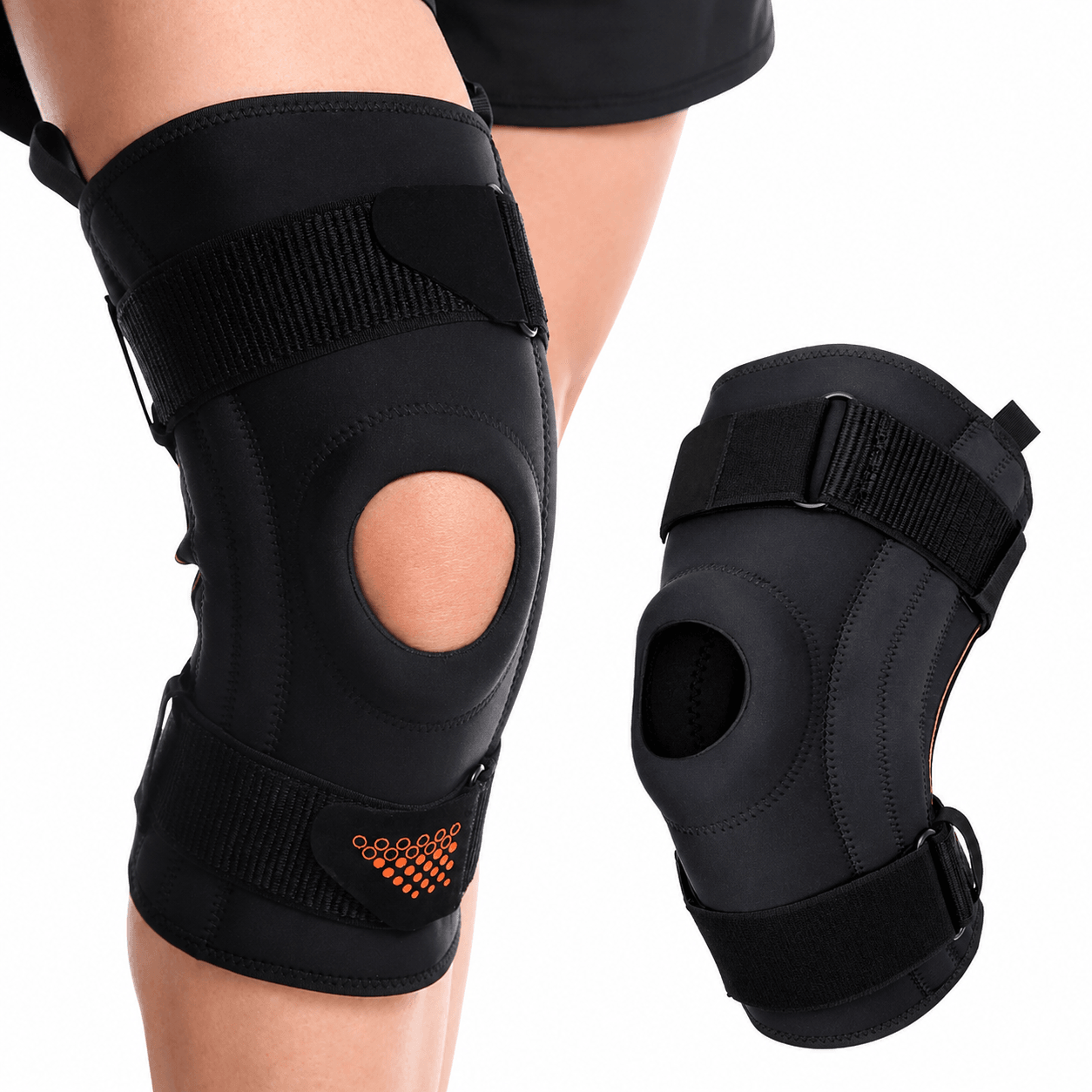 knee brace with side stabilizers & patella gel pads – adjustable knee support for meniscus tear & knee pain