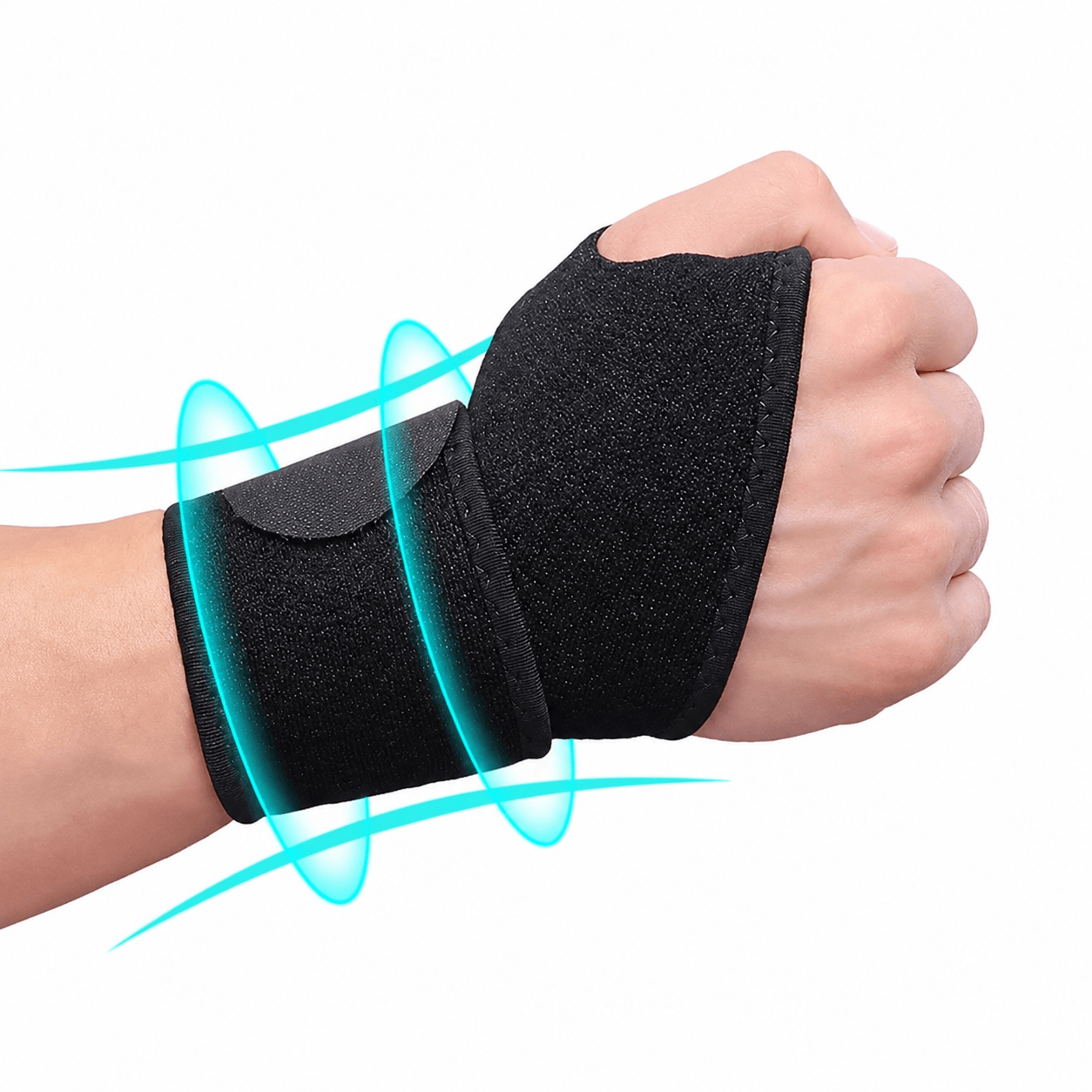 1pc Adjustable Wrist Band Support Brace  Compression Wrist Wrap For Tendonitis Sports  Pain Relief 0