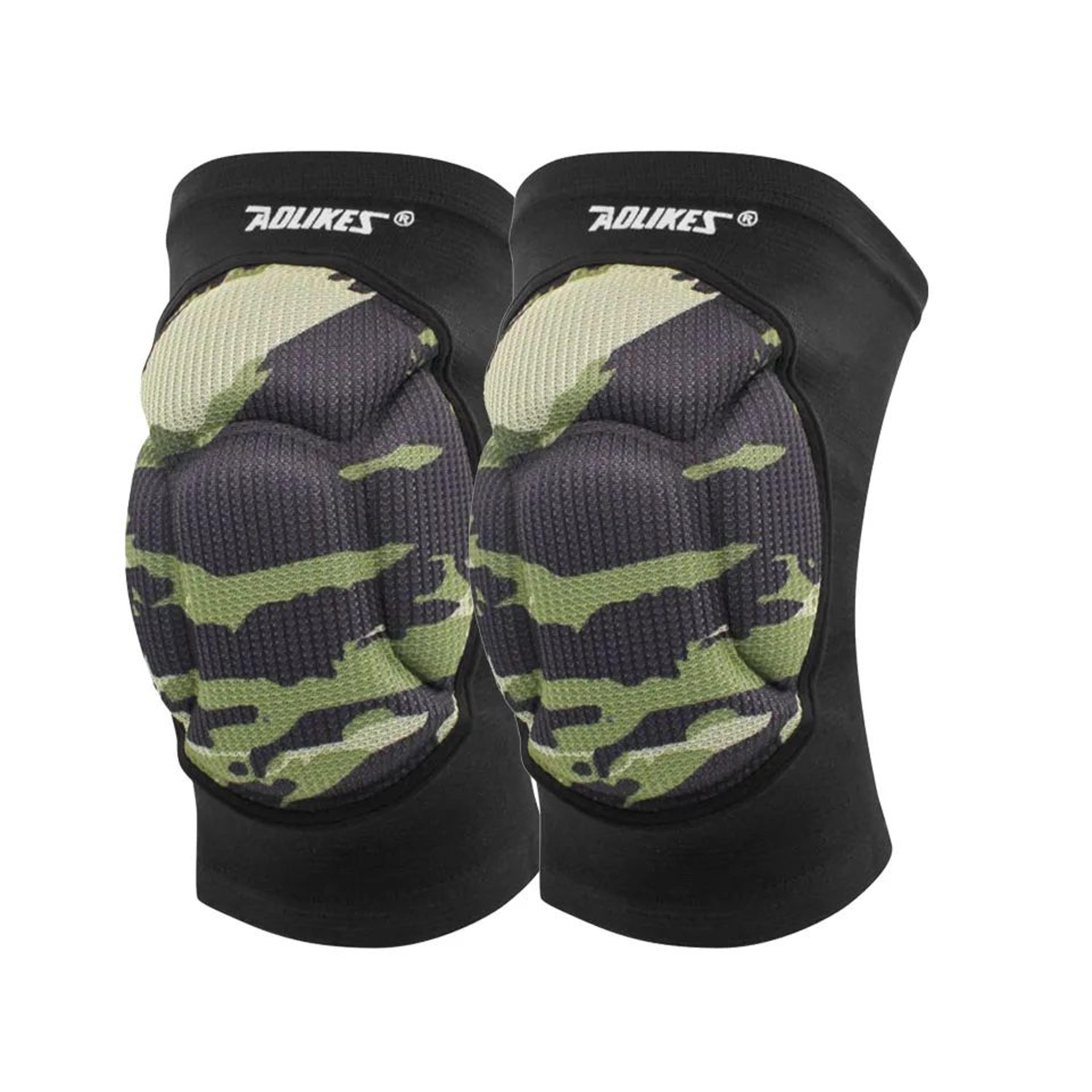 1 Pair Thick Sponge Knee Pads  High Elastic NonSlip Basketball  Volleyball Knee Support Sleeves For 9