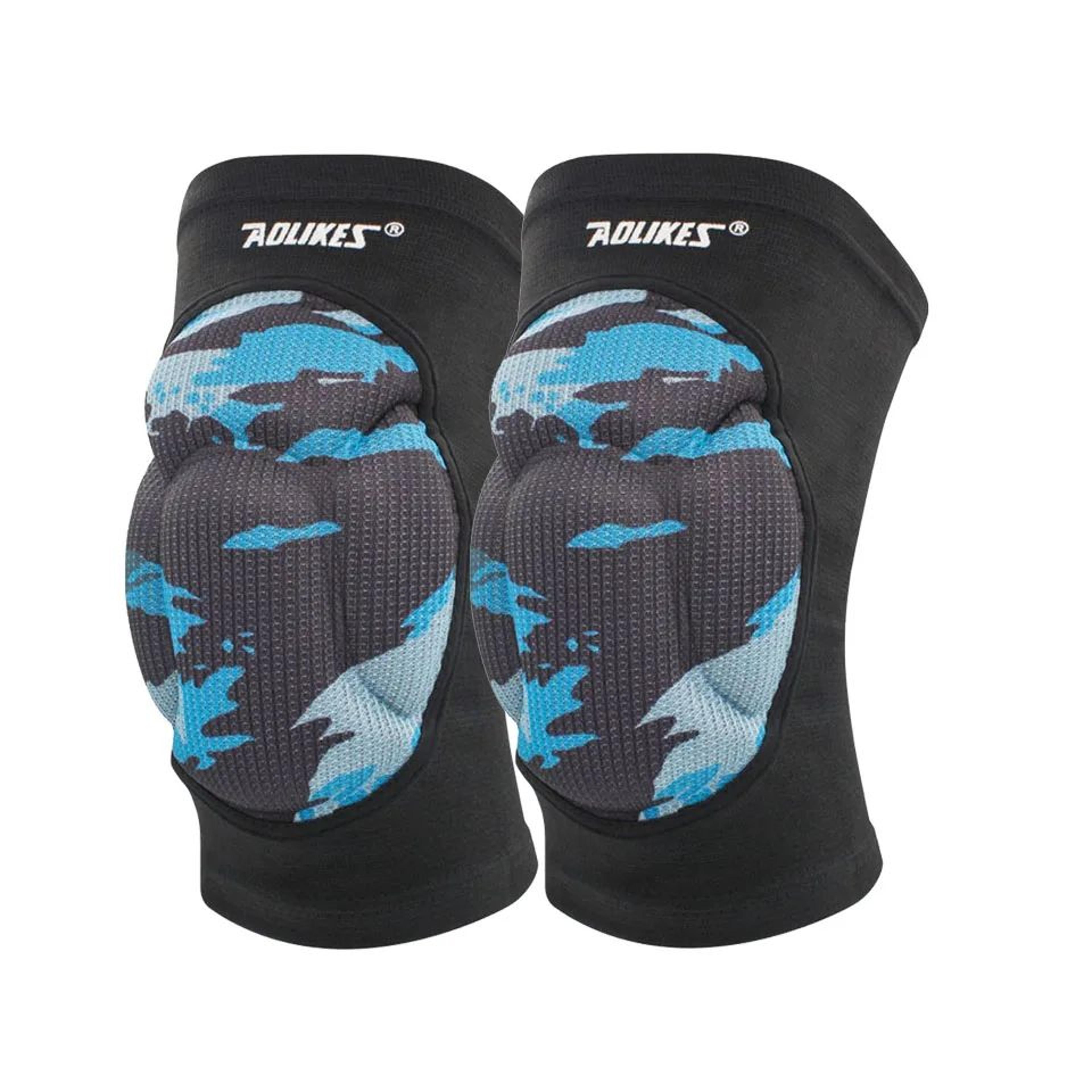 1 Pair Thick Sponge Knee Pads  High Elastic NonSlip Basketball  Volleyball Knee Support Sleeves For 7