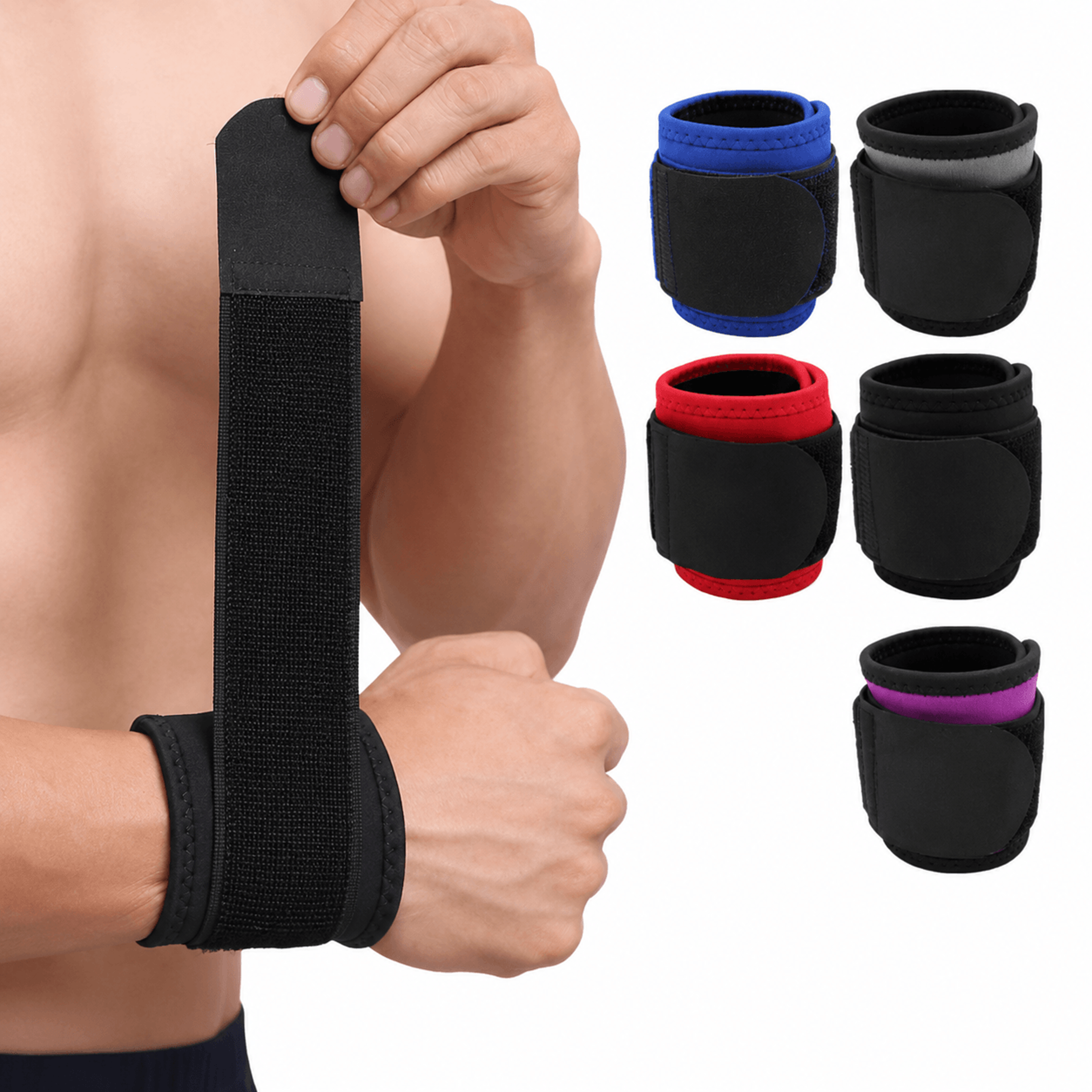1pc Adjustable Wrist Compression Strap  Wrist Brace  Carpal Tunnel Support For Weightlifting Fitnes 0