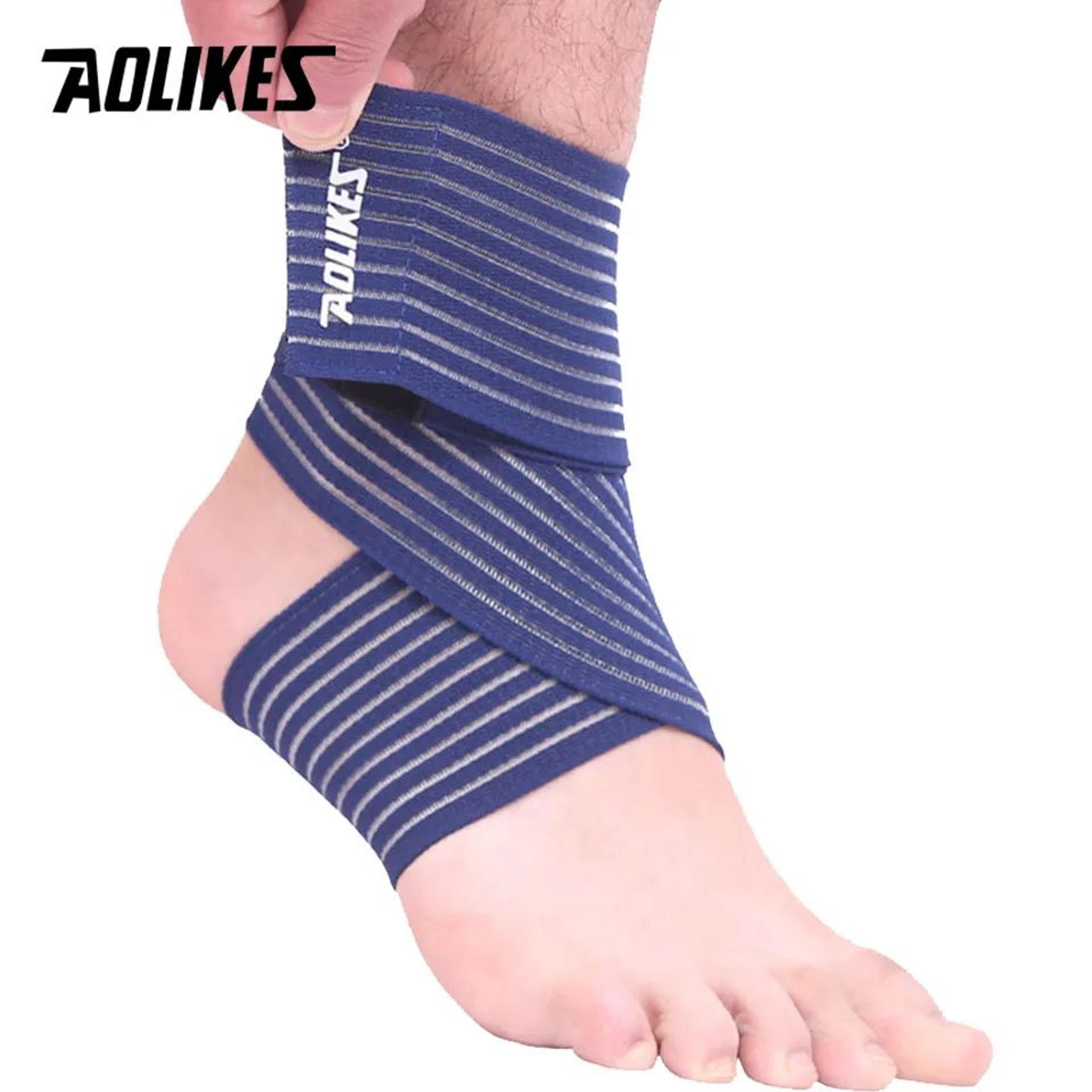 1pc Elastic Ankle Support Wrap  Adjustable Ankle Brace Compression Bandage For Sports Gym  Injury R 8